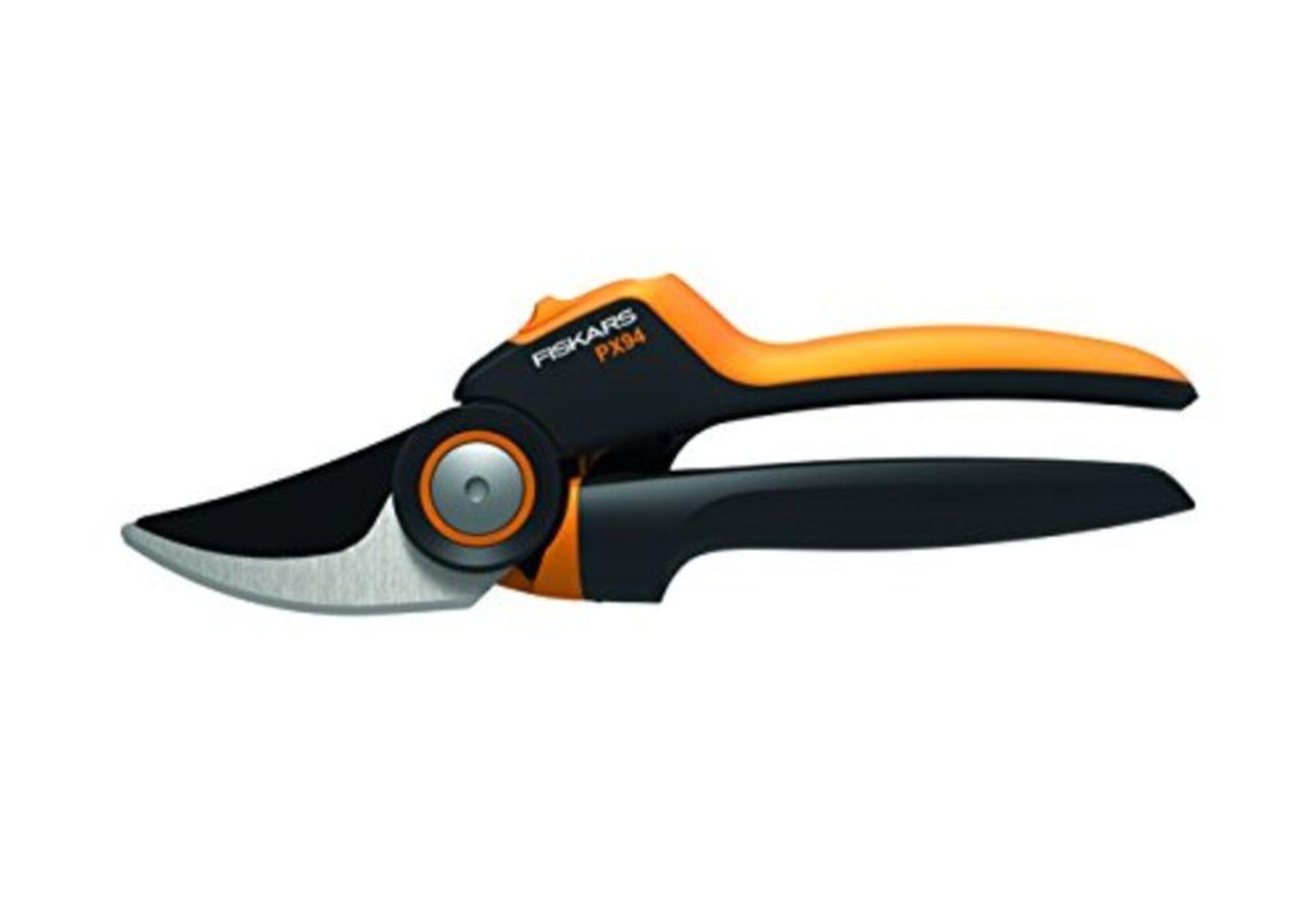 Fiskars Bypass Gardening Shears with Rolling Handle for Fresh Branches and Twigs, Non-
