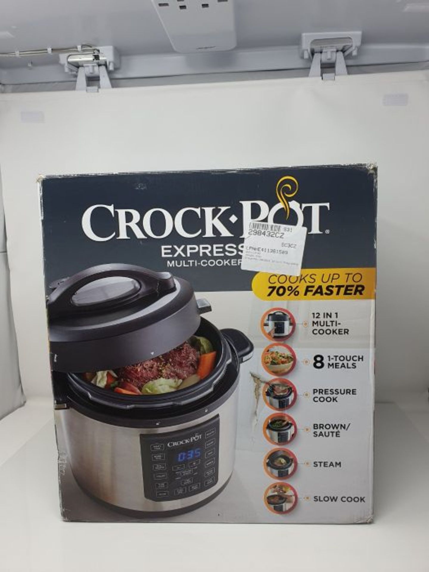 RRP £124.00 Crock-Pot Slow CSC051 x 12 in 1 Multi Cooker - The Original From The USA Programm - Image 2 of 3
