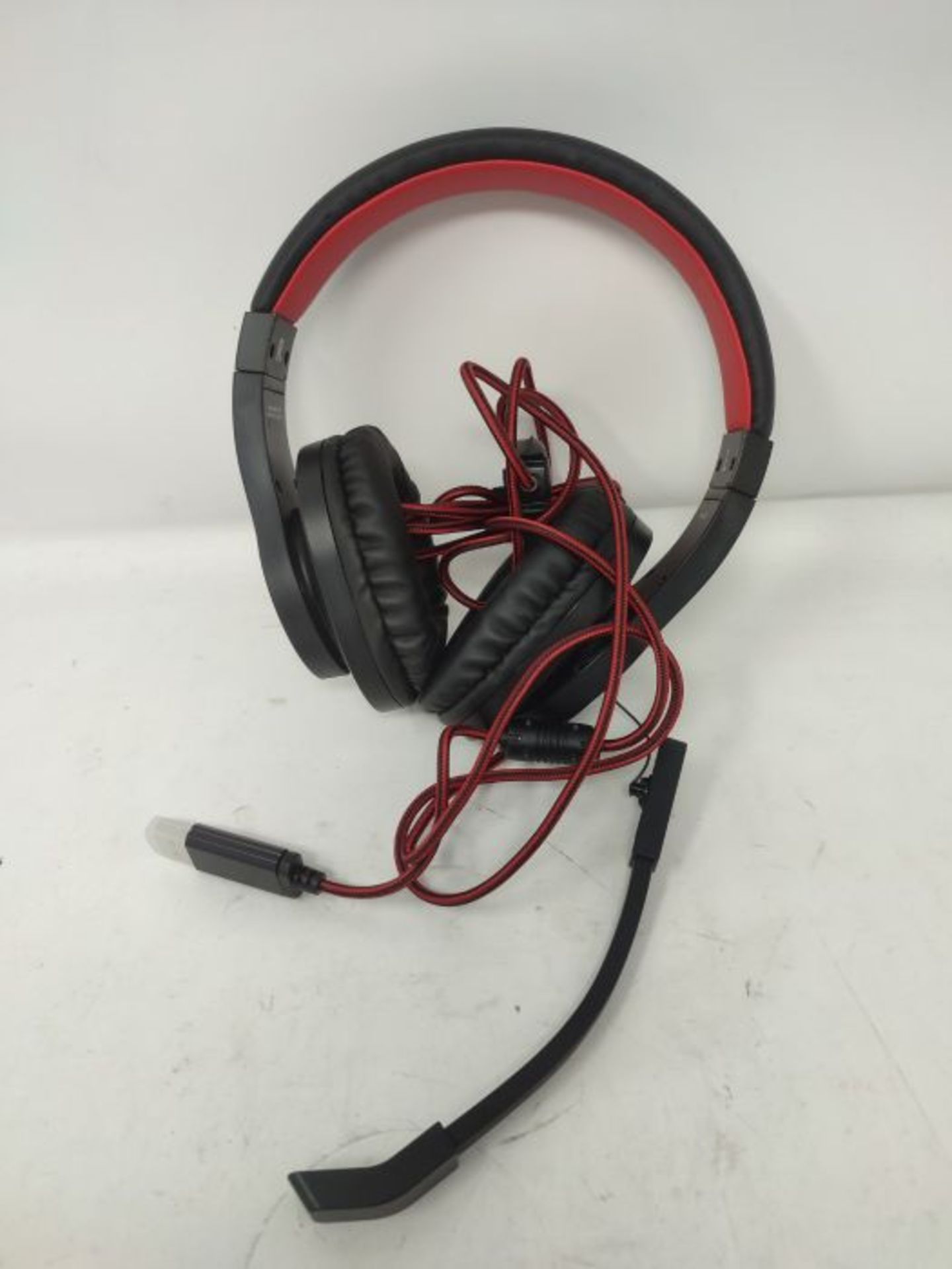 Hama USB Headset, Over Ear Headphones with Microphone (Headset with Volume Control and - Image 3 of 3