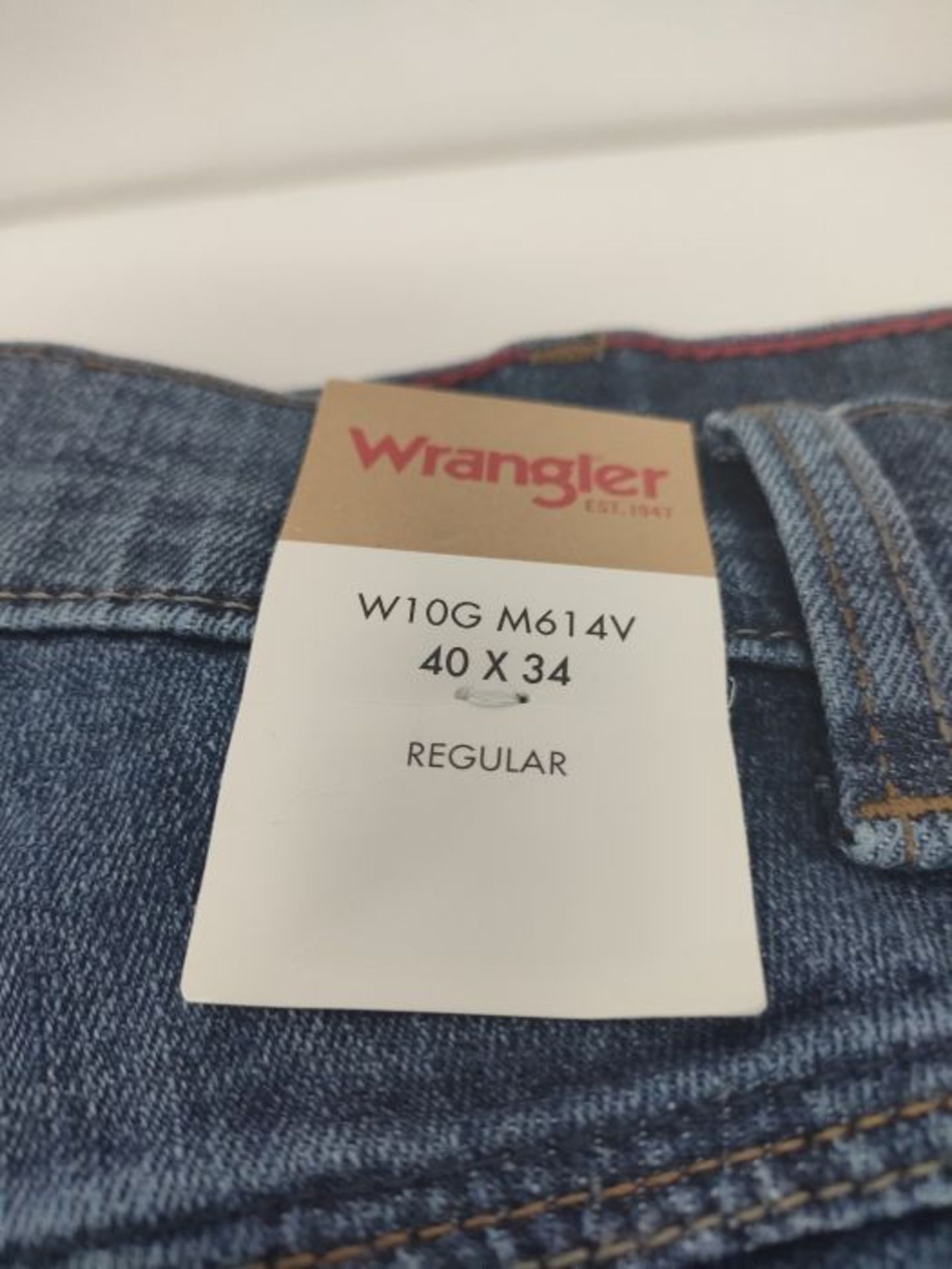 Wrangler Men's Straight Jeans, Authentic Blue, 40 W/34 L - Image 3 of 3