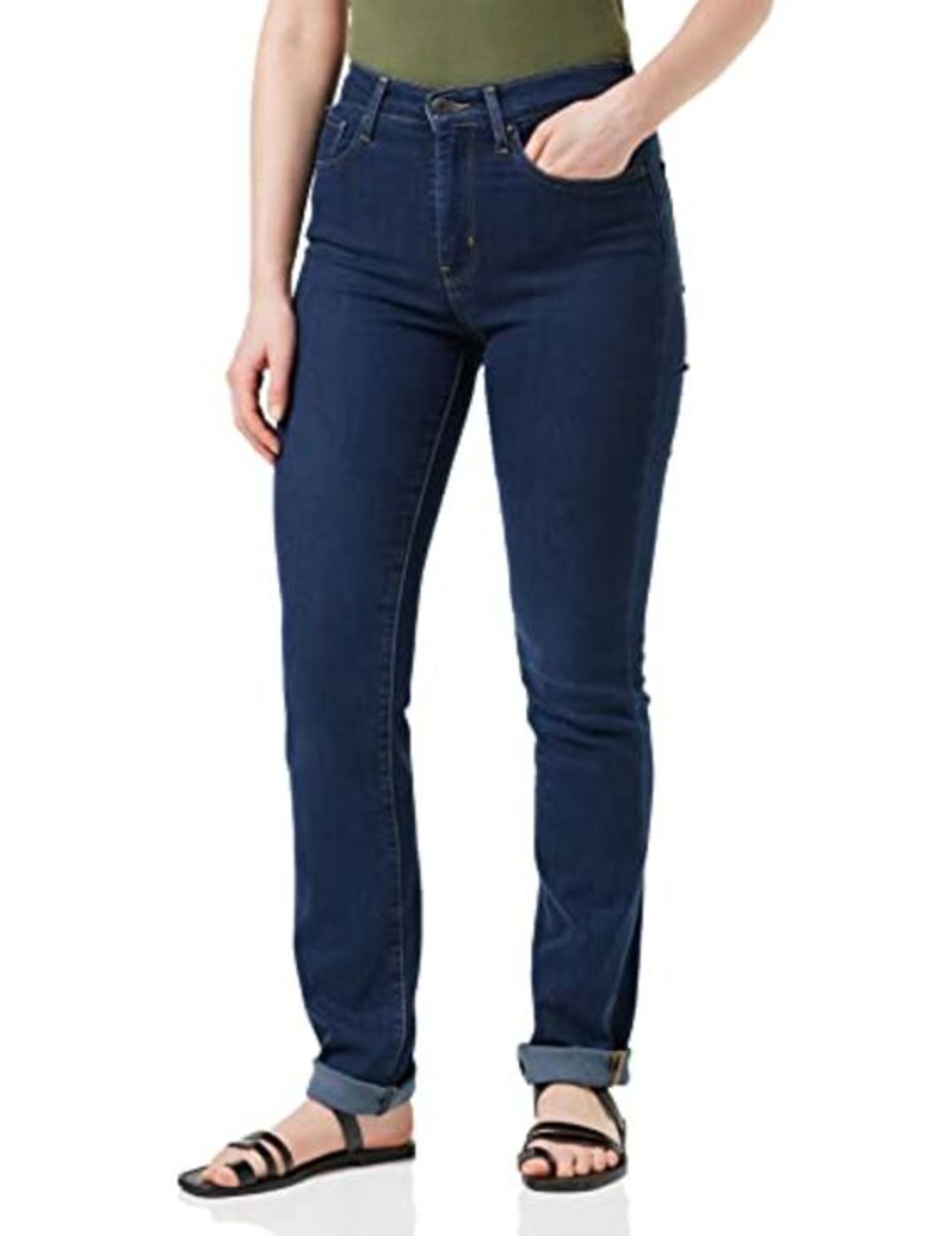 RRP £69.00 Levi's 724 High Rise Straight Jeans, Bogota Sass, 29W / 30L Femme