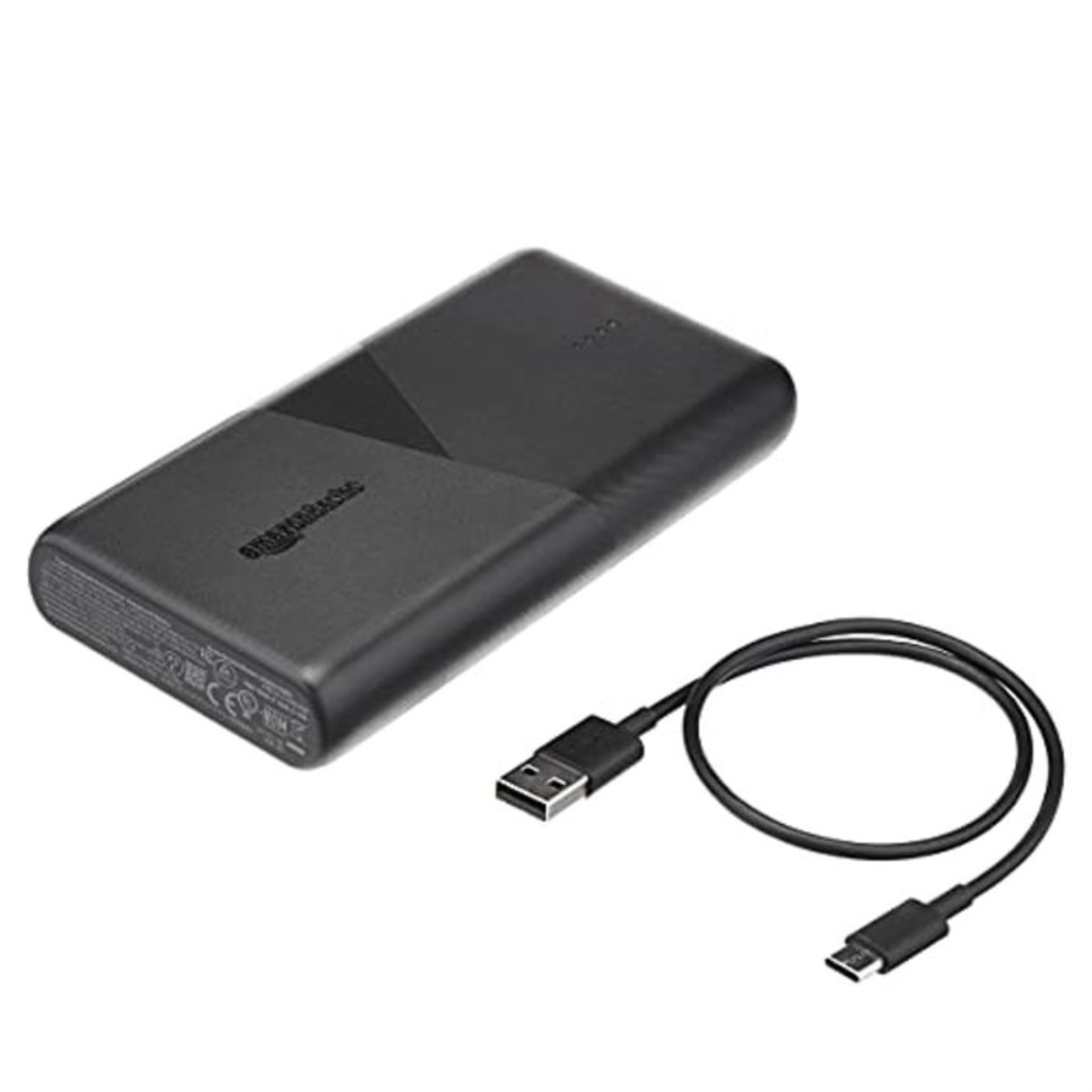 RRP £58.00 Amazon Basics Batterie externe 18Â W avec alimentation par port USB-C et 12Â W par