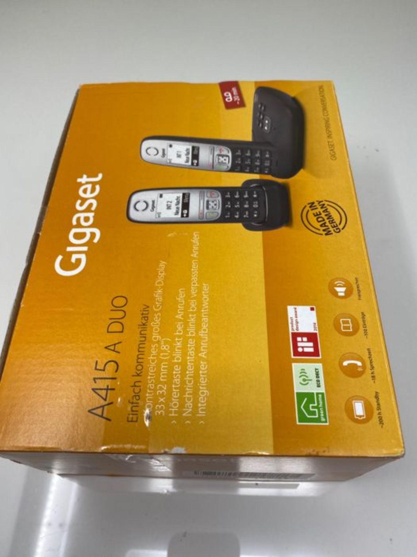 Gigaset A415A Duo Cordless Phone - Black