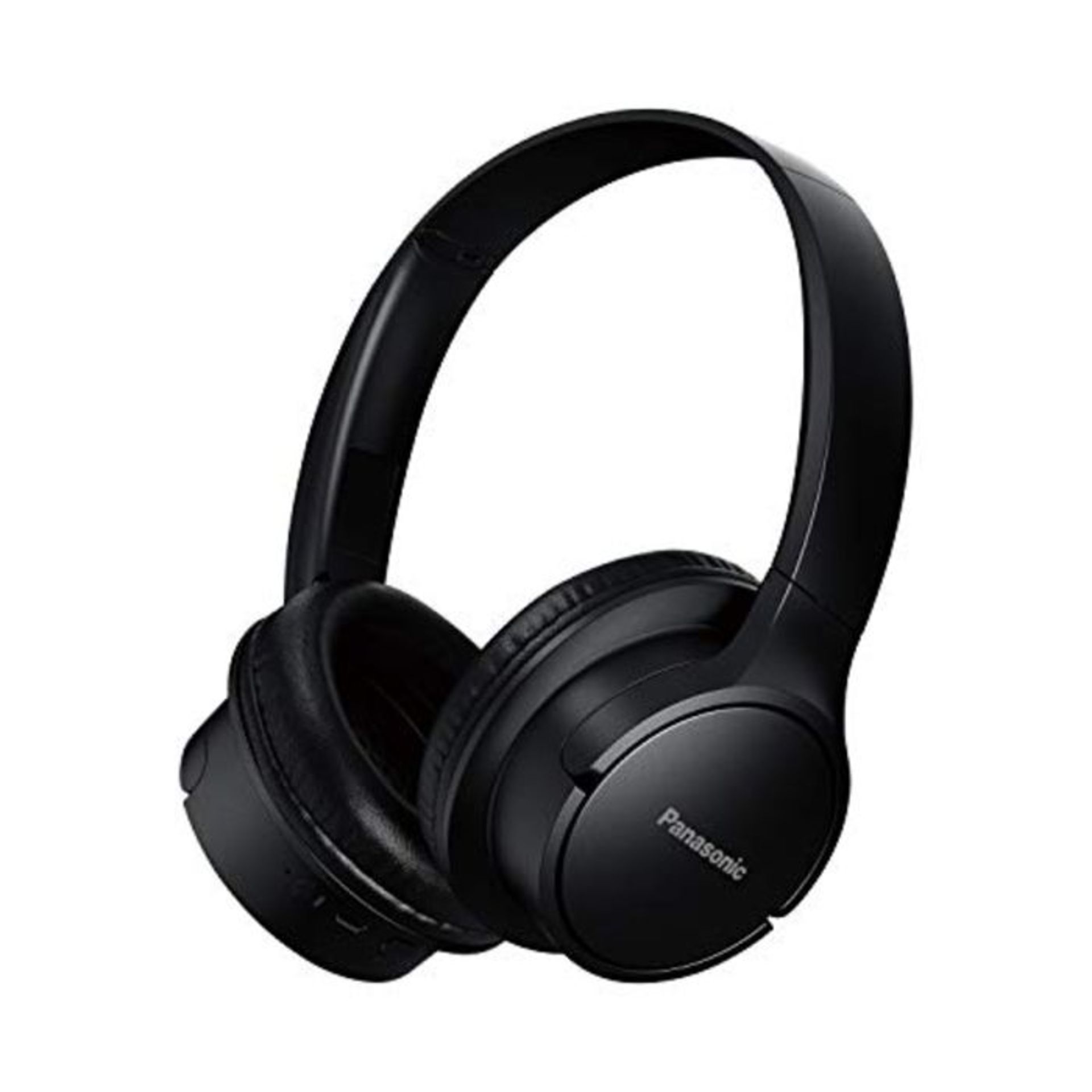 Panasonic RB-HF520BE-K Bluetooth Over-Ear Headphones (Voice Control, Wireless, Up to 5