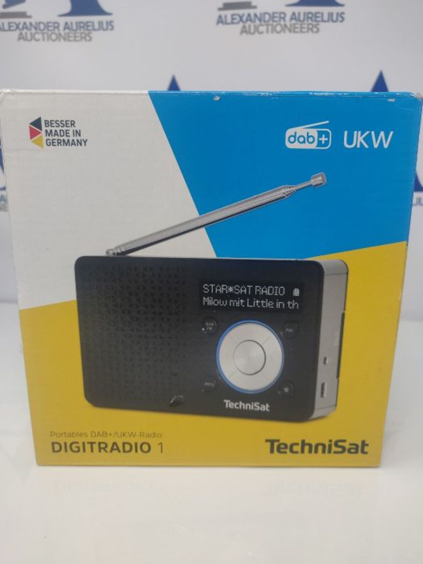 RRP £50.00 TechniSat DIGITRADIO 1 â¬  tragbares DAB+ Radio mit Akku (DAB, UKW, Lautsprecher, - Image 2 of 3