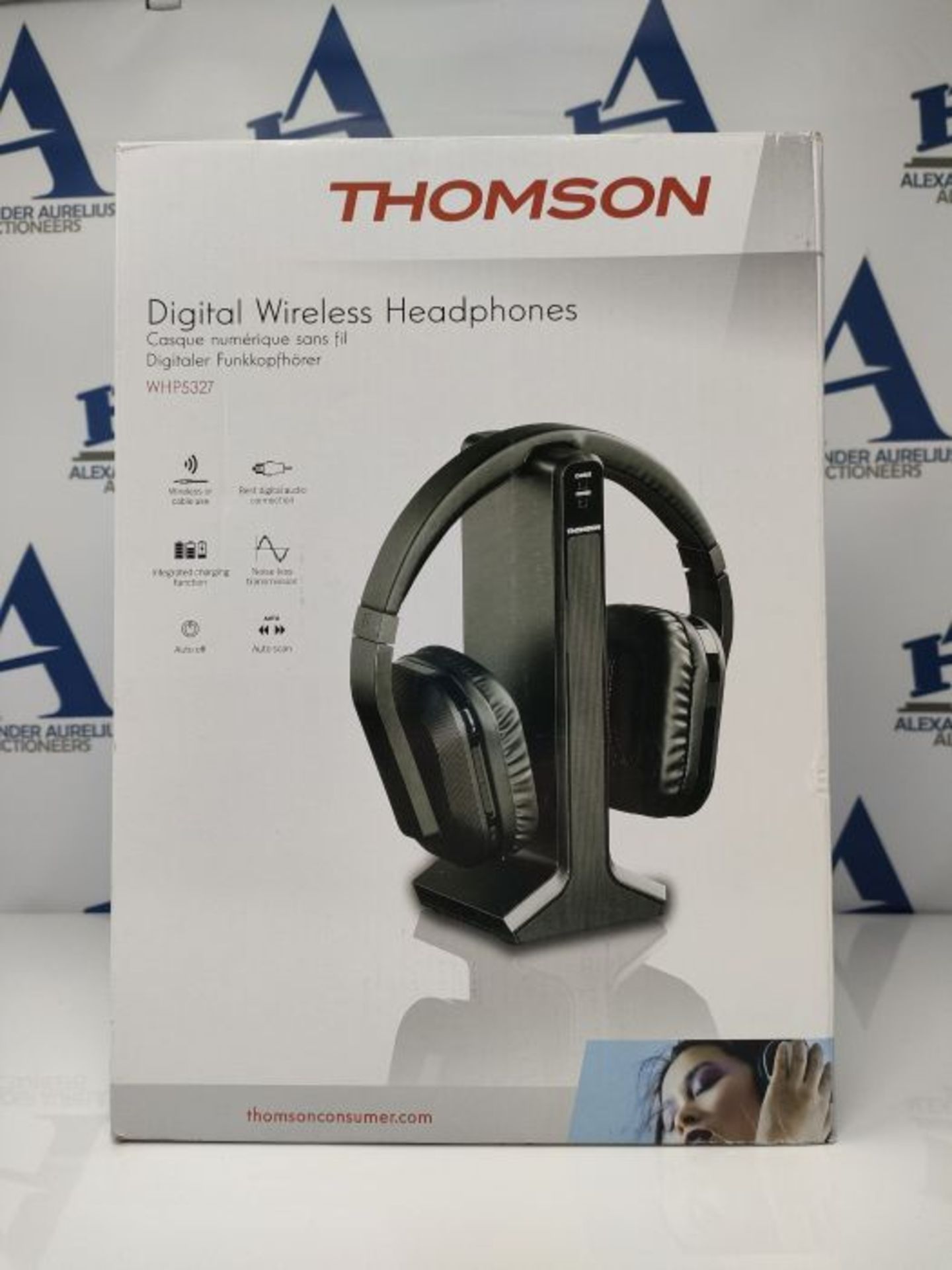 RRP £79.00 Thomson Digitaler Over-Ear Funk-Kopfhörer (z.B. für TV/HiFi/Smartphone/Tablet/PC/Lap - Image 2 of 3