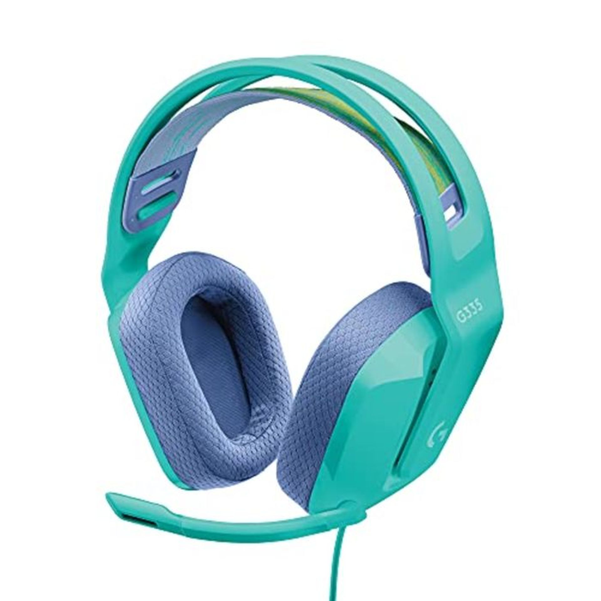 RRP £69.00 Logitech G335 Wired Gaming Headset, with Microphone, 3.5mm Audio Jack, Comfortable Mem