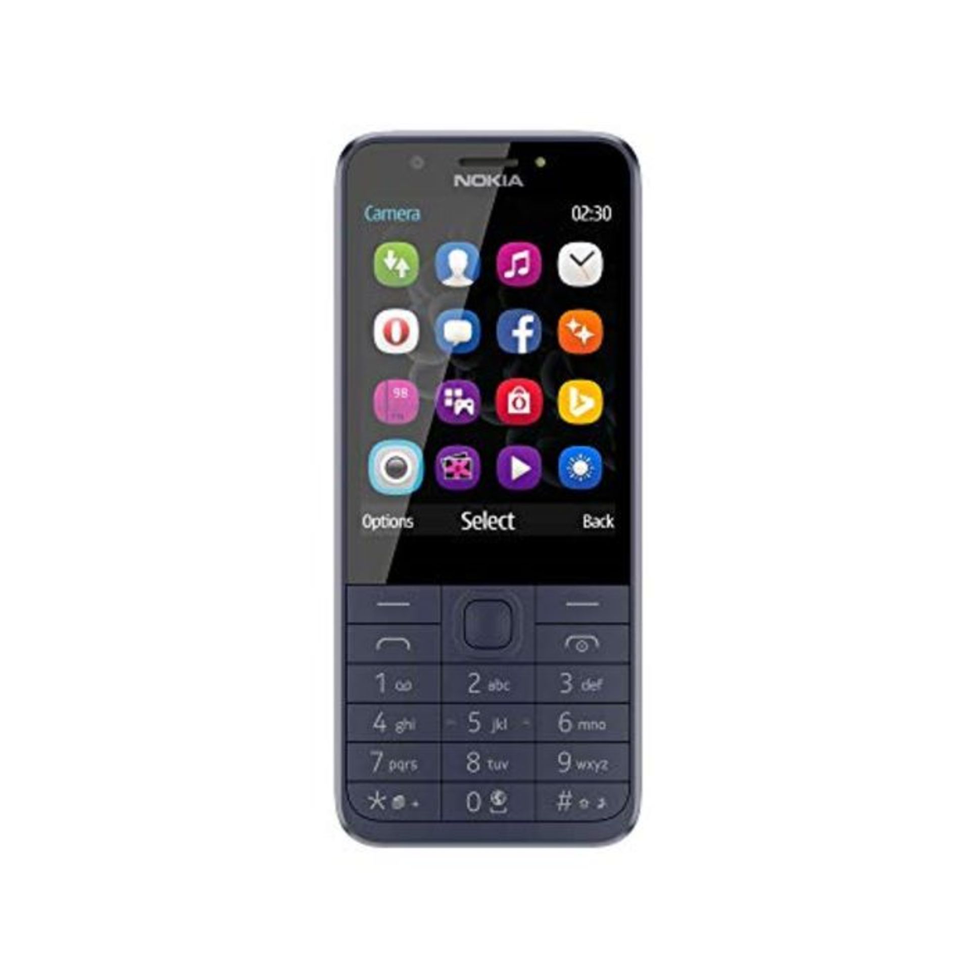 RRP £68.00 Nokia 230 Smartphone (7,11 cm (2,8 Zoll), 16MB, 2 Megapixel, Betriebssystem Series 30+