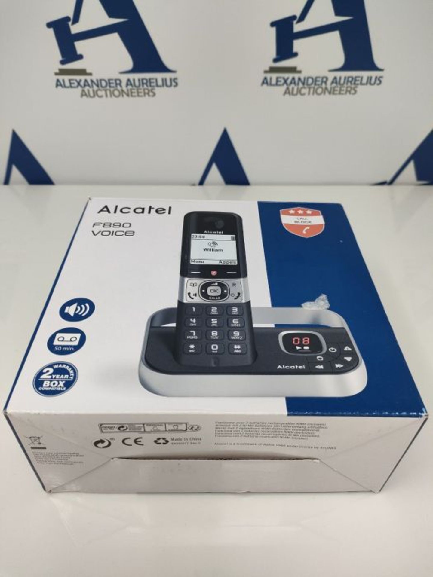 Alcatel Dect F890 Voice Fr Black Scallblock - Image 2 of 3