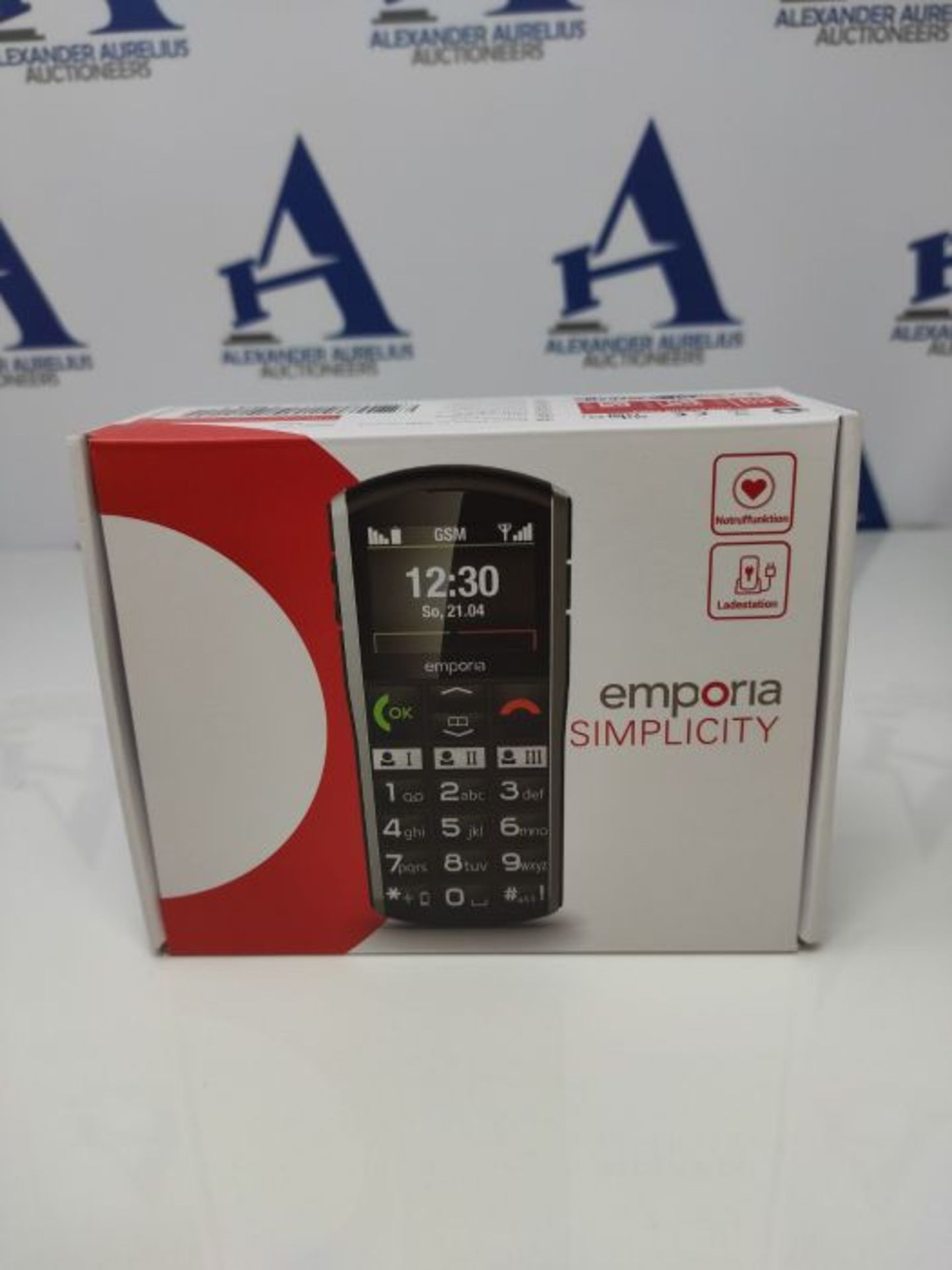 RRP £55.00 Emporia SiMPLiCiTY 5.08 cm (2") 90 g Black, Silver Senior phone SiMPLiCiTY, Bar, Singl - Image 2 of 3