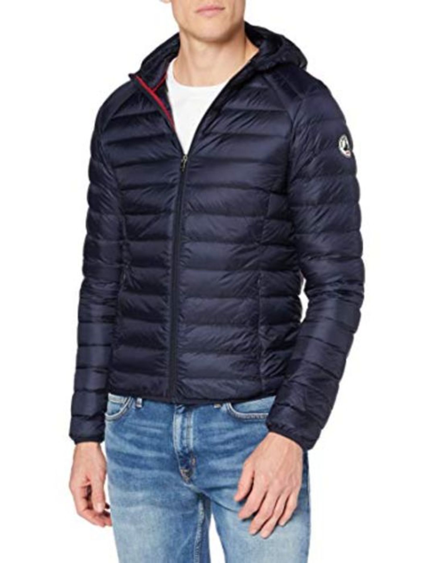 RRP £142.00 JOTT Herren NIC Daunenjacke Nico mit Langarm, Marine, XL