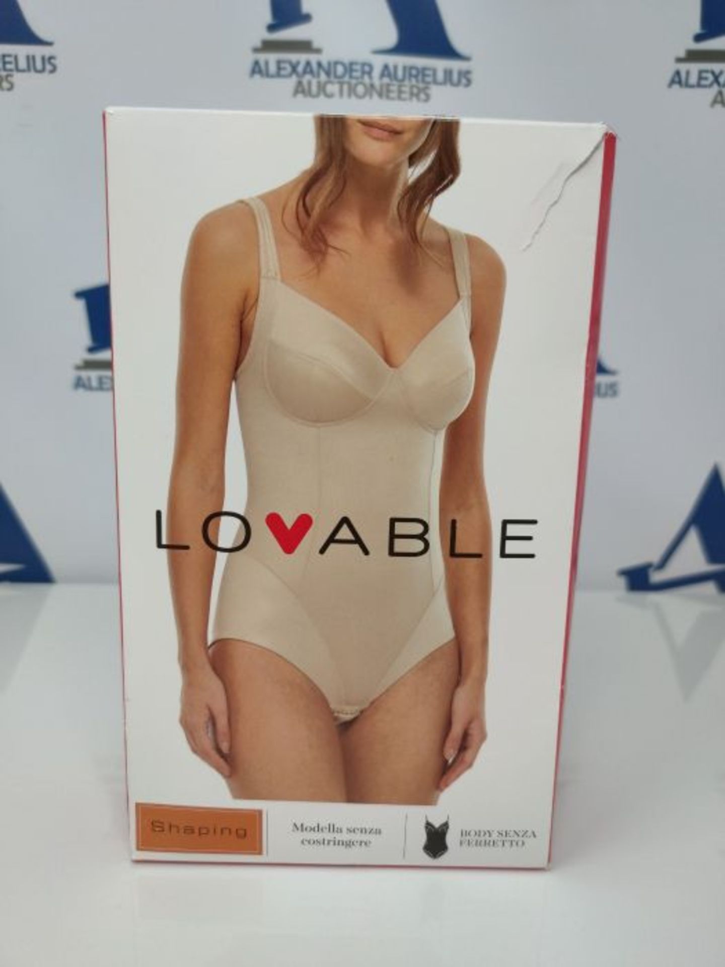 RRP £69.00 Lovable Shaping Donna Body con Reggiseno senza Ferretto ad Alta ContenitivitÃ , Nero - Image 2 of 3