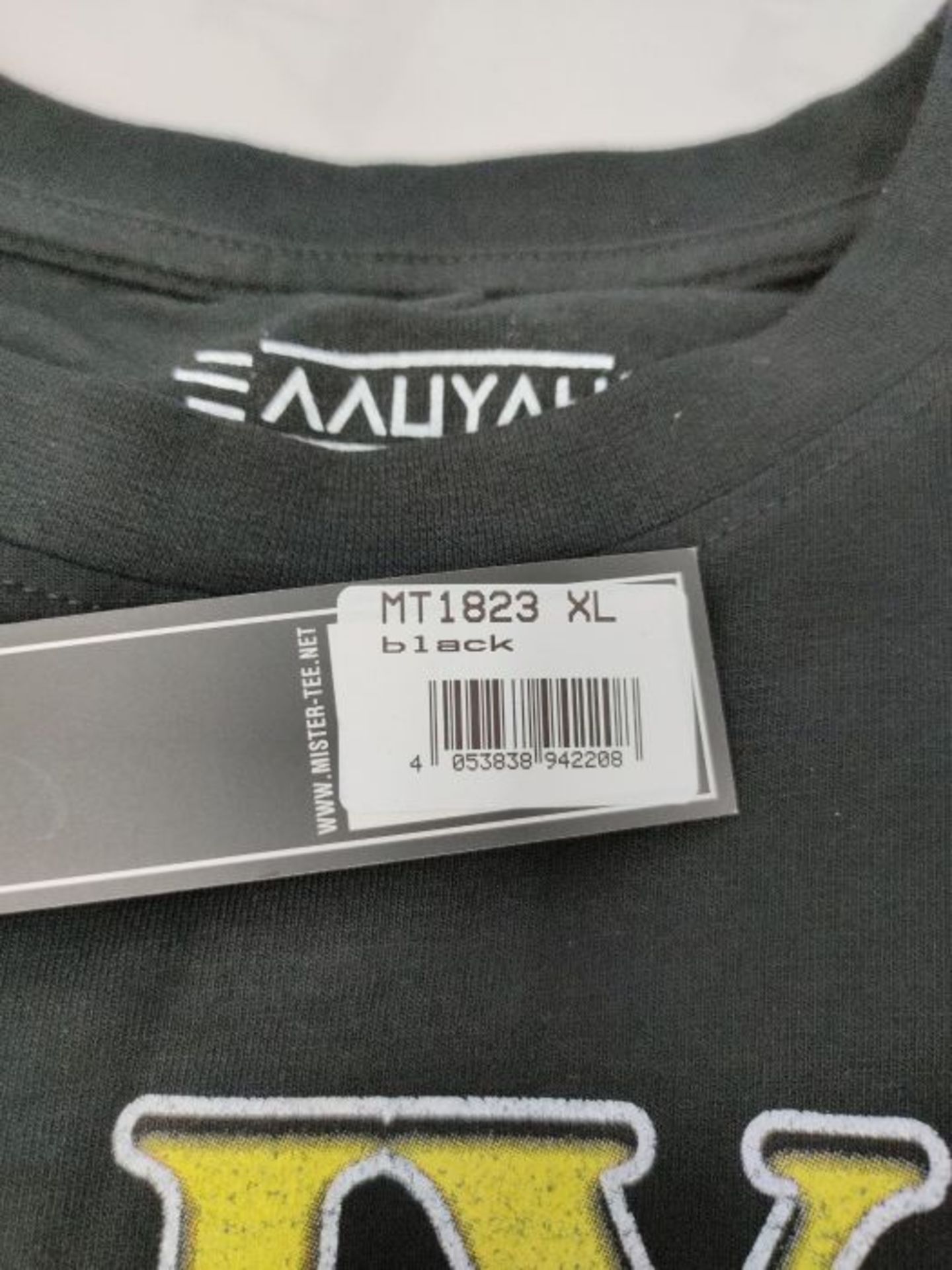 Mister Tee Men's Aaliyah Retro Oversize Tee T-Shirt, Black, XL - Image 3 of 3