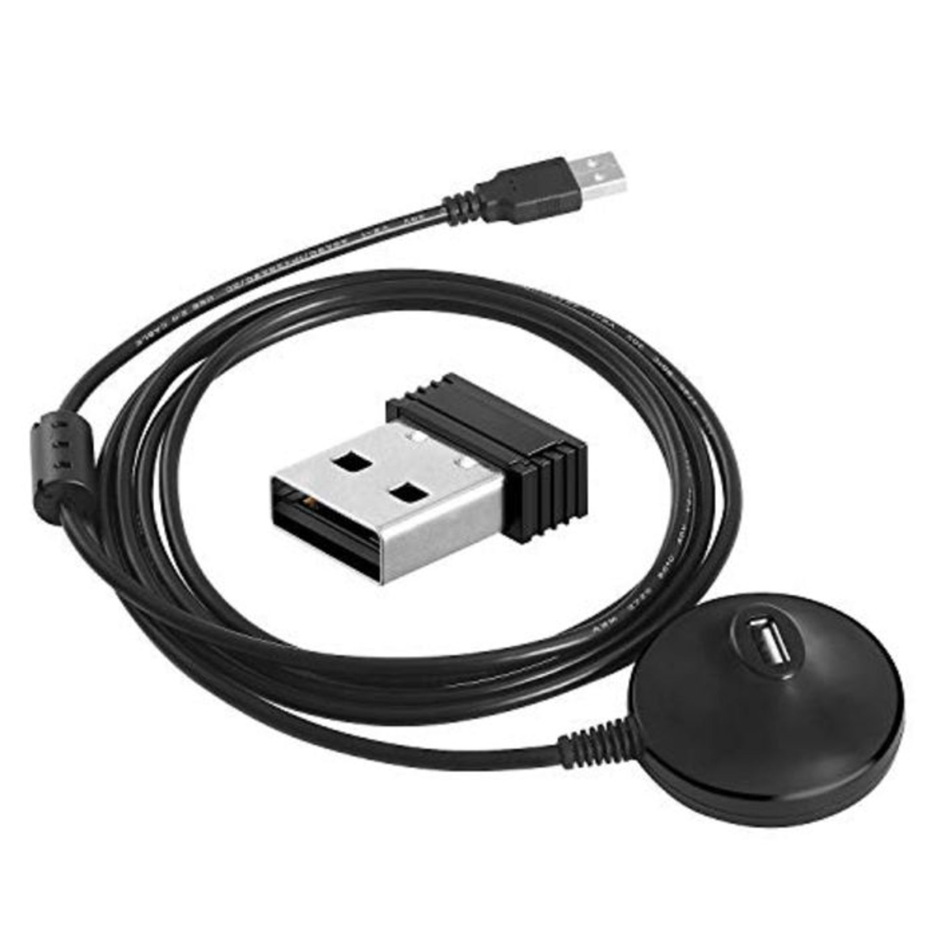 CooSpo ANT+ USB Stick Dongle with 2M/6.56FT Extension Cable, ANT+ Dongle for Zwift Gar