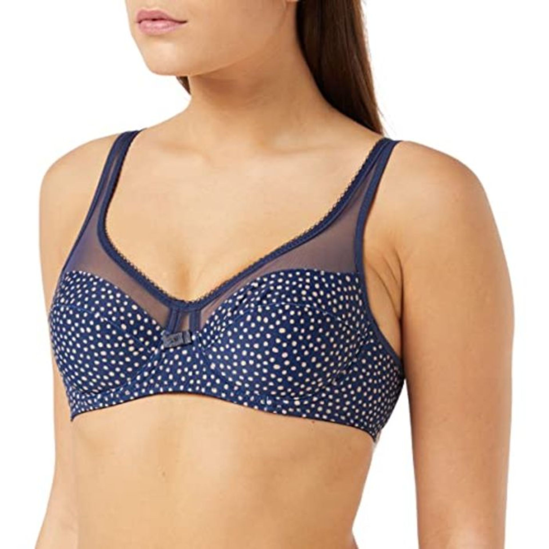 Dim Lingerie Femme Women's Soutien Gorge Generous x1 Bra, Imprimé Polka dots, 90B