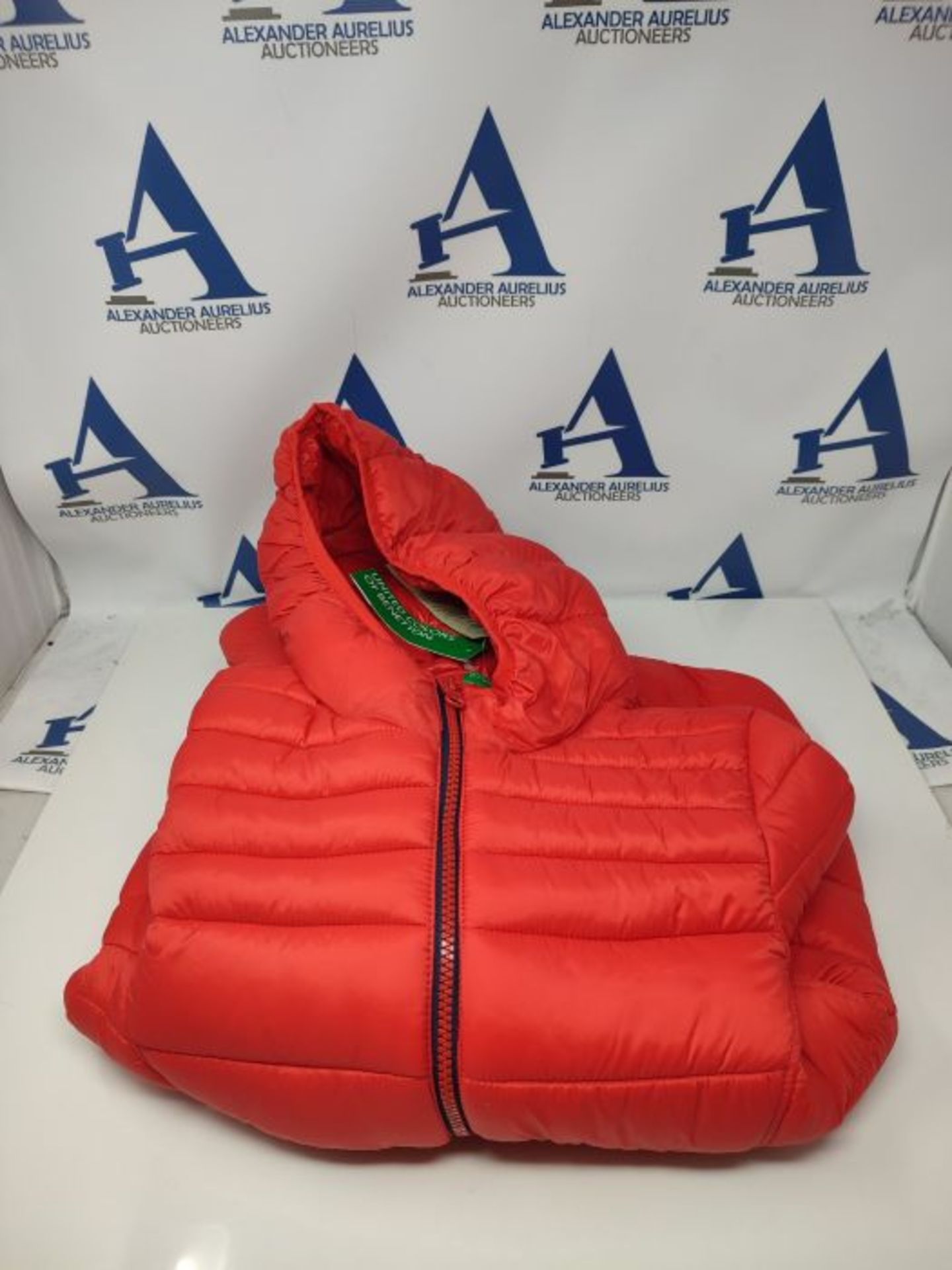 United Colors of Benetton (Z6ERJ) Boy's Giubbotto Jacket, Red 015, L - Image 2 of 3