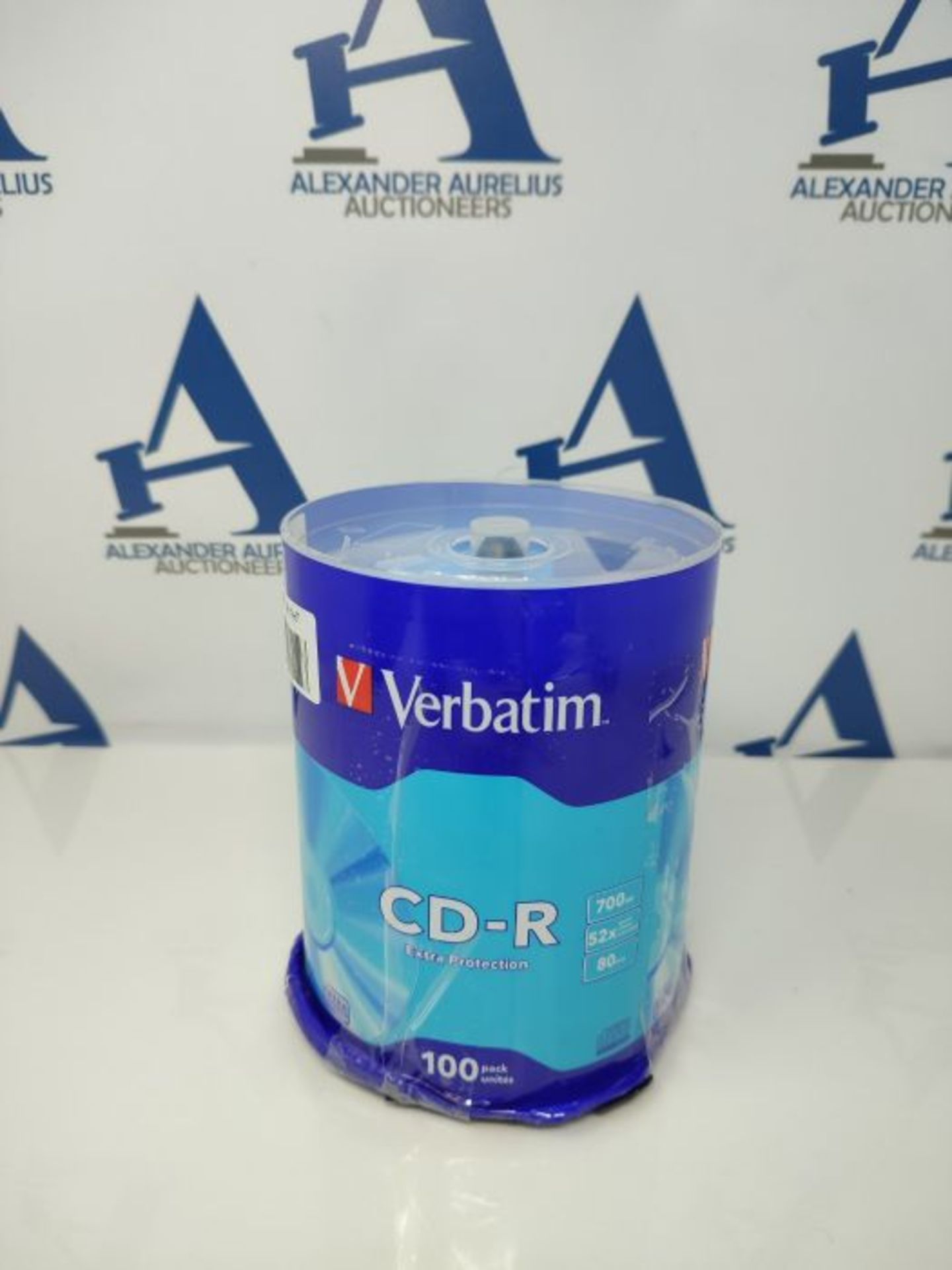 Verbatim 43411 CD-R Extra Protection 700 MB I100erPackSpindelIOberflÃ¤cheweiÃxICDR - Image 2 of 2