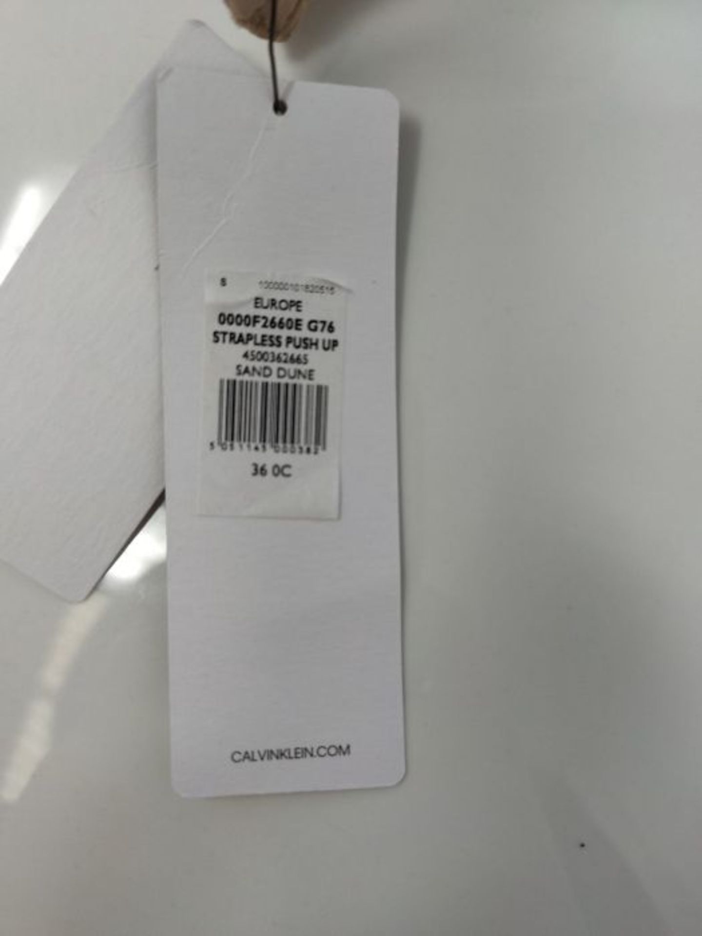 Calvin Klein - Strapless Bra - Women's Underwear - Beige - Perfectly Fit - 78% Polyami - Image 3 of 3
