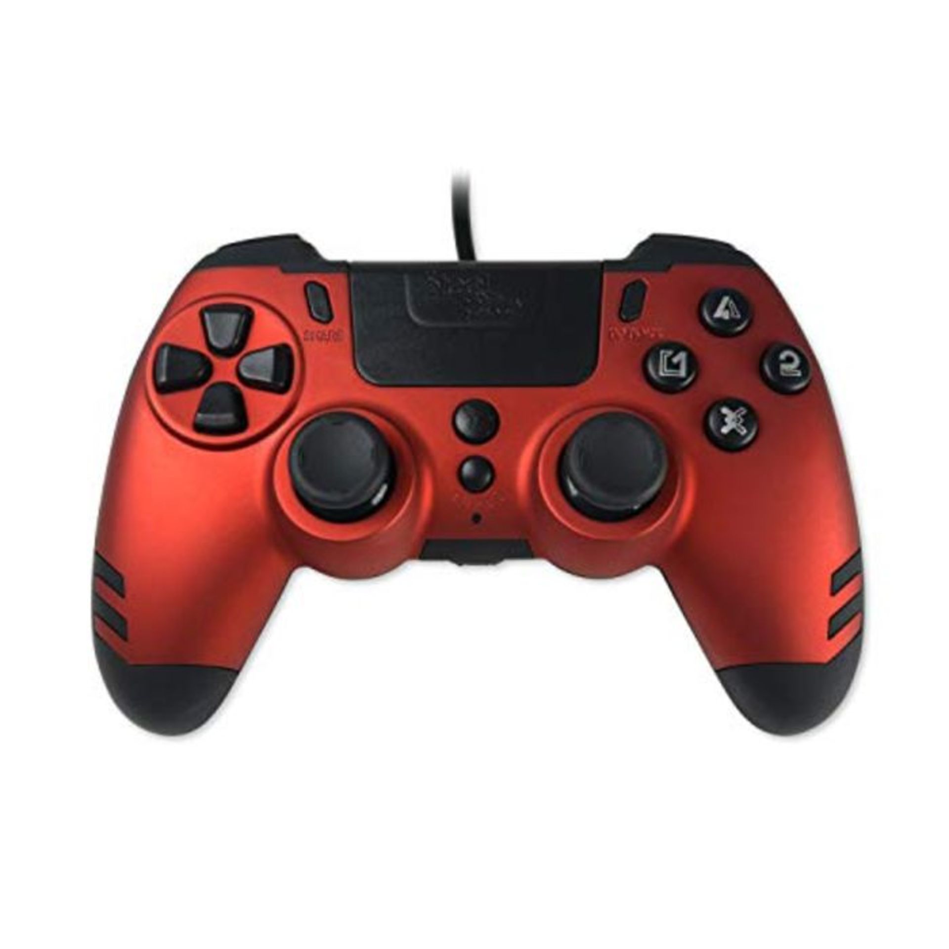 Steelplay - MetalTech Wired Controller (RED) (PS4)