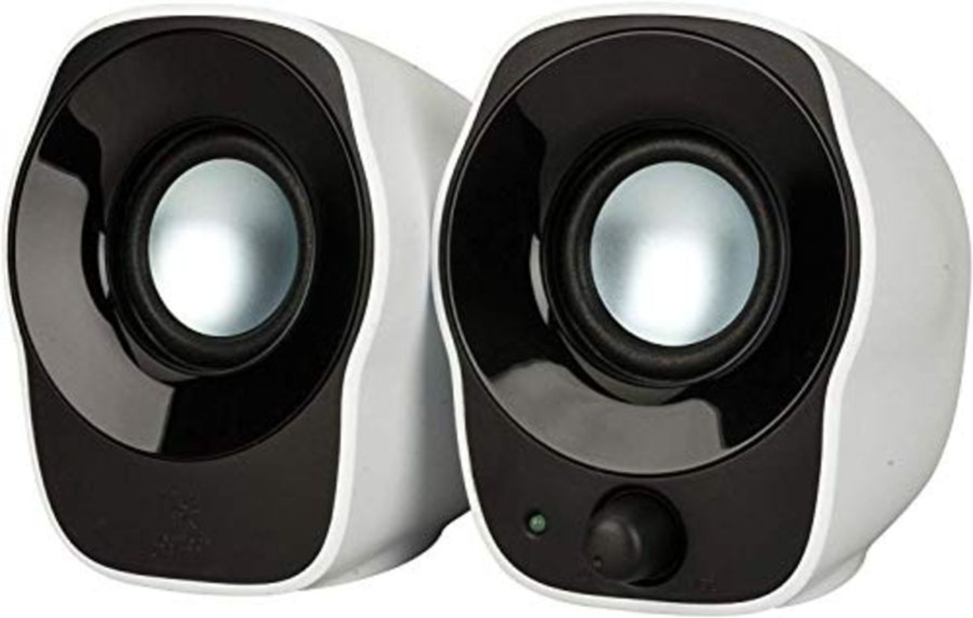 Logitech Z120 Compact PC Stereo Speakers, 3.5mm Audio Input, USB Powered, Integrated C