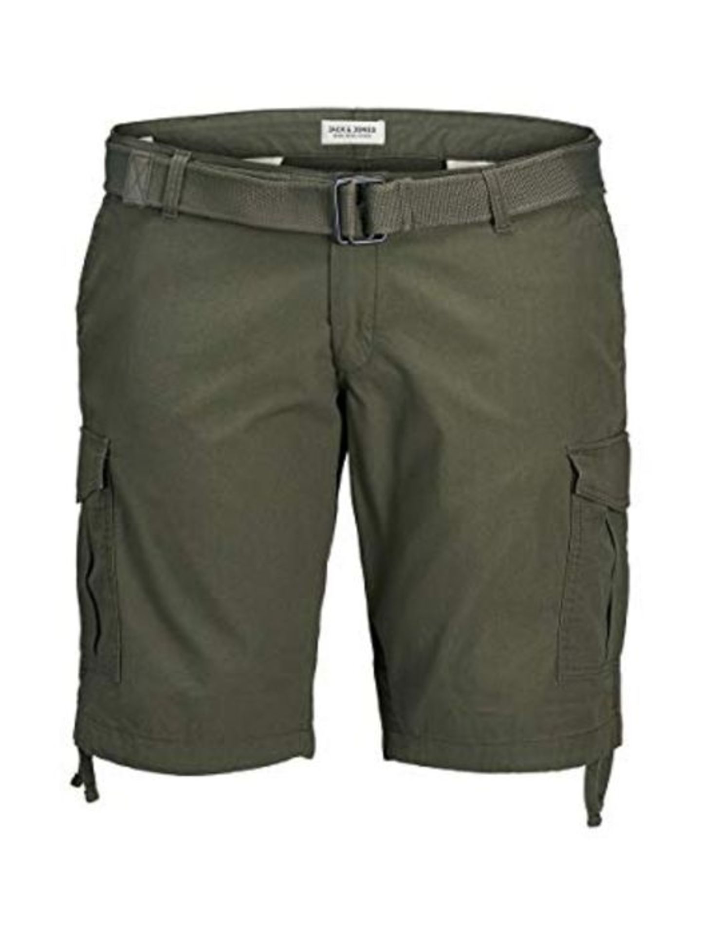 Jack & Jones Men's Jjicharlie Jjcargo Shorts AKM 803 Ps Cargo, Forest Night, 46