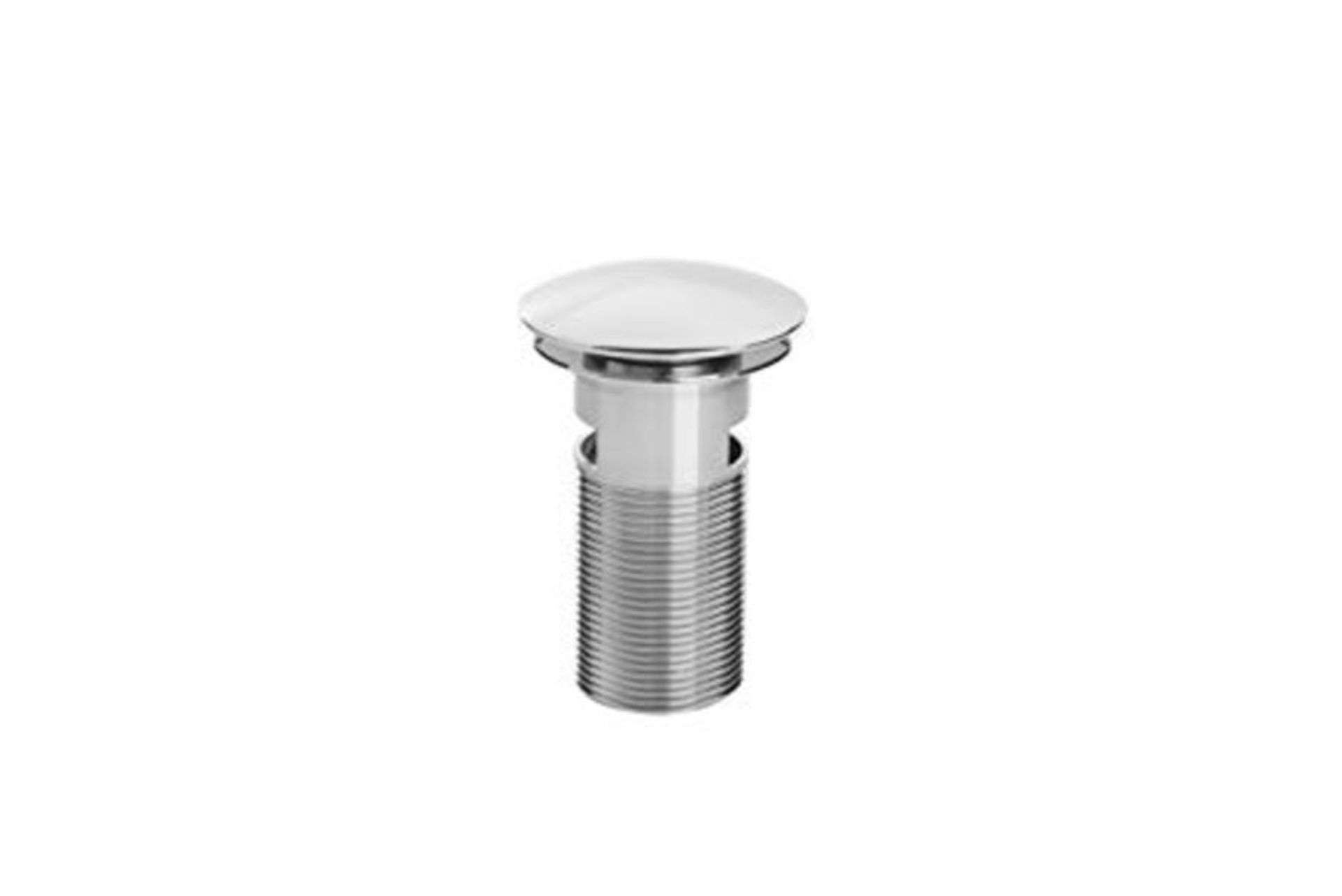 Bristan W BASIN04 C Basin Round Clicker Waste Slotted - Chrome