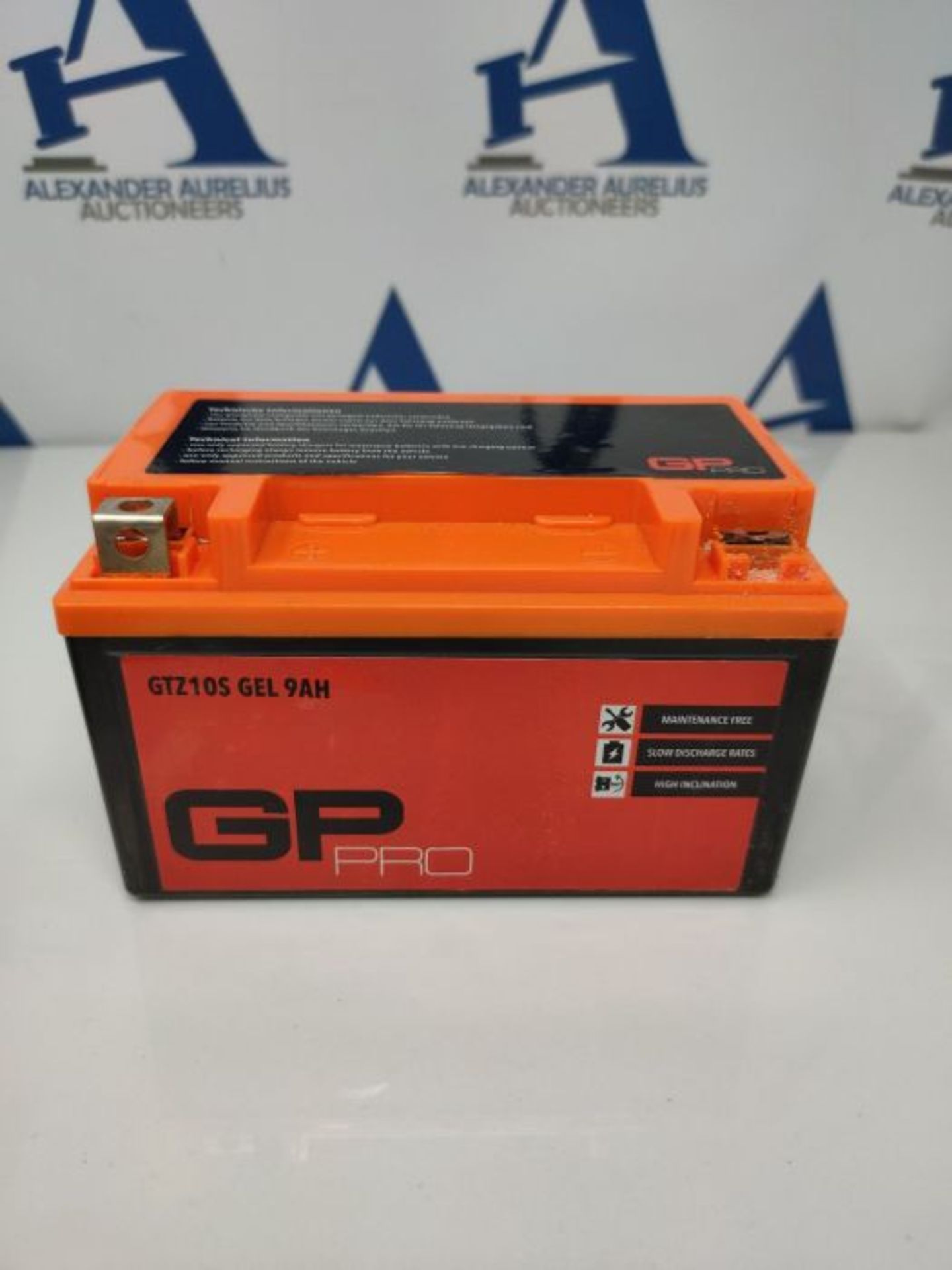GP-PRO GTZ10S 12V 9Ah GEL-Batterie (Kompatibel mit YTZ10S / YTZ10-BS) (Wartungsfrei & - Image 2 of 2