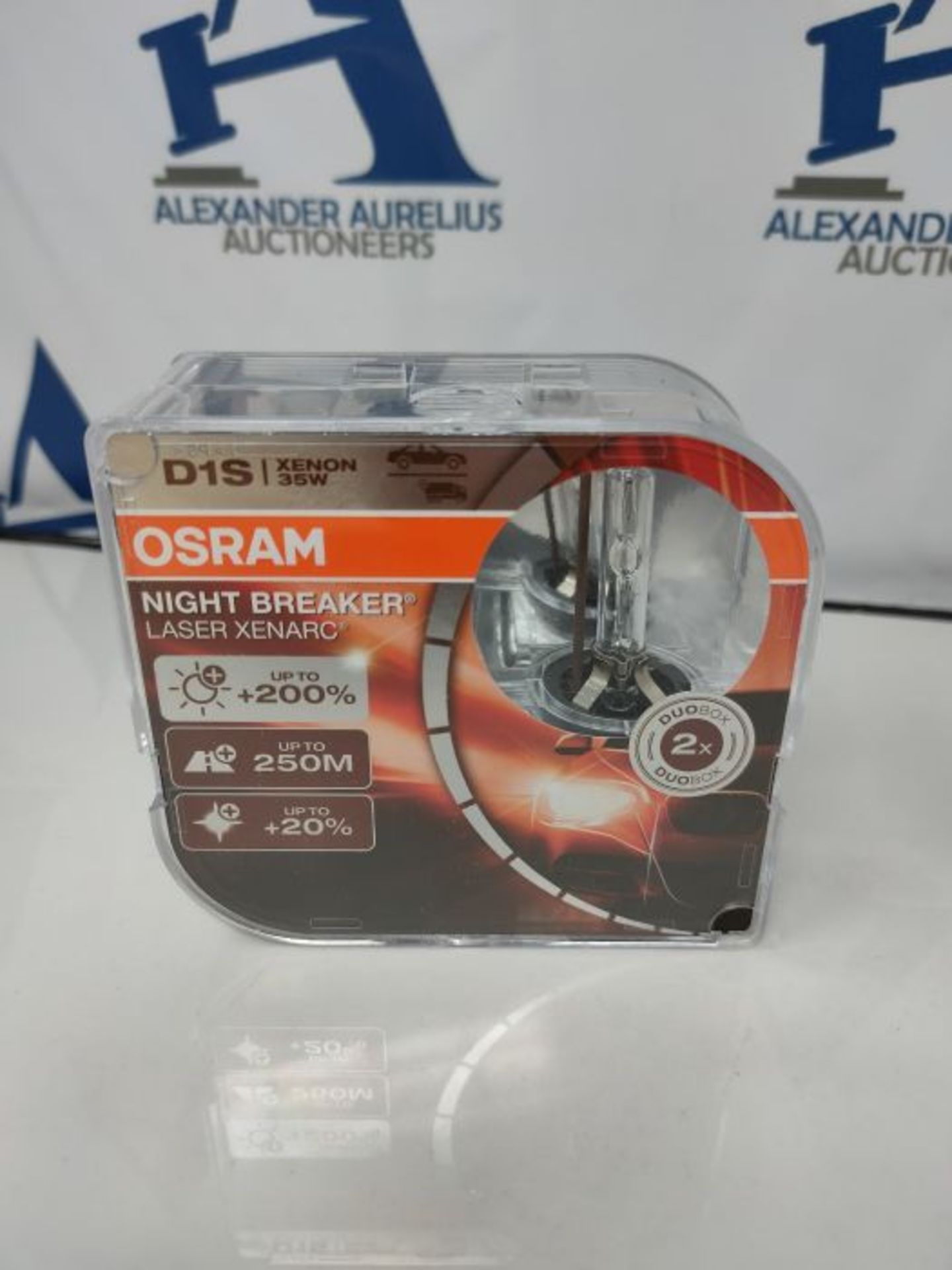 RRP £140.00 Osram Xenarc Night Breaker Laser D1S, +200% di Luce, Bulbo HID Allo Xeno, Lampada a Sc - Image 2 of 3