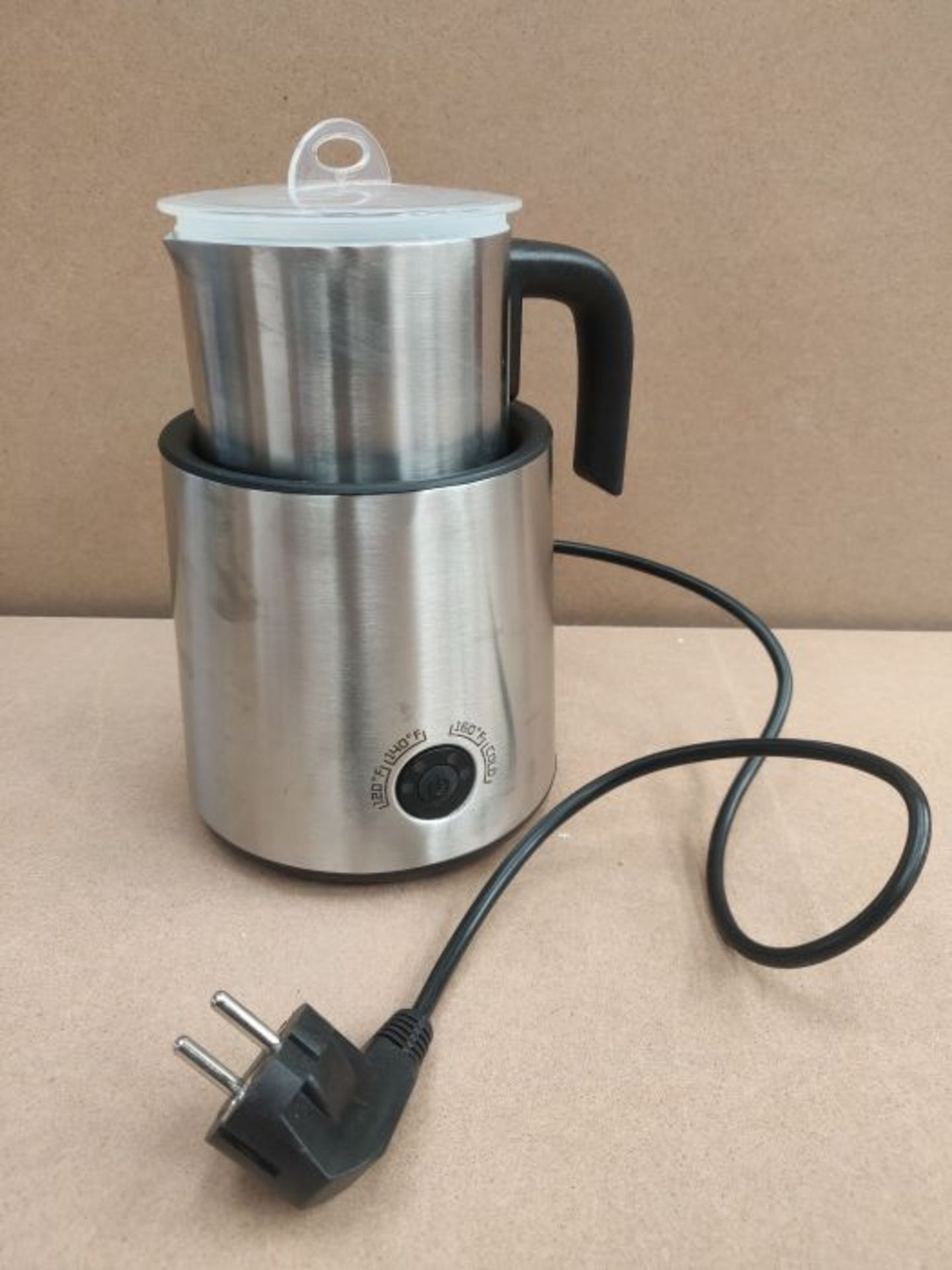 NWOUIIAY Milk Frother Automatic Removable Non-Stick Coating Hot or Cold Milk Foam for - Image 2 of 3
