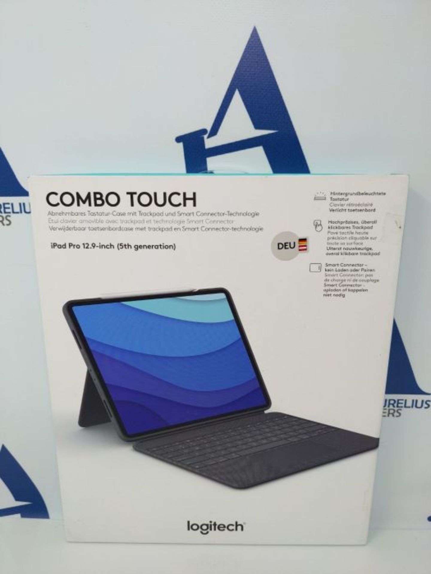 RRP £166.00 Logitech COMBO TOUCH - GREY - DEU CENTRAL - Image 2 of 3