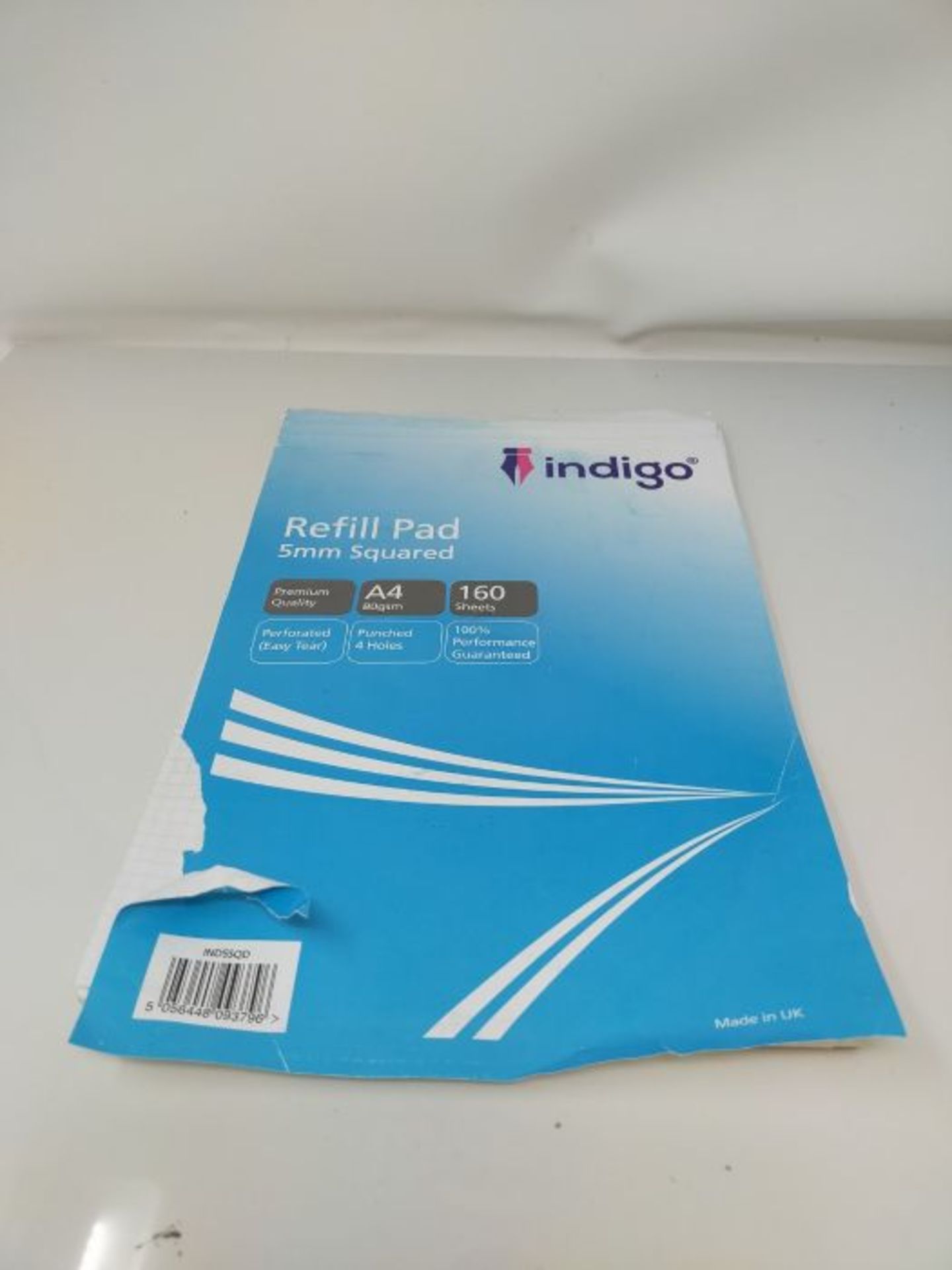 [CRACKED] indigo® A4 Refill Pad 160 Pages Headbound Perforated Punched Hole (Single, - Image 2 of 2