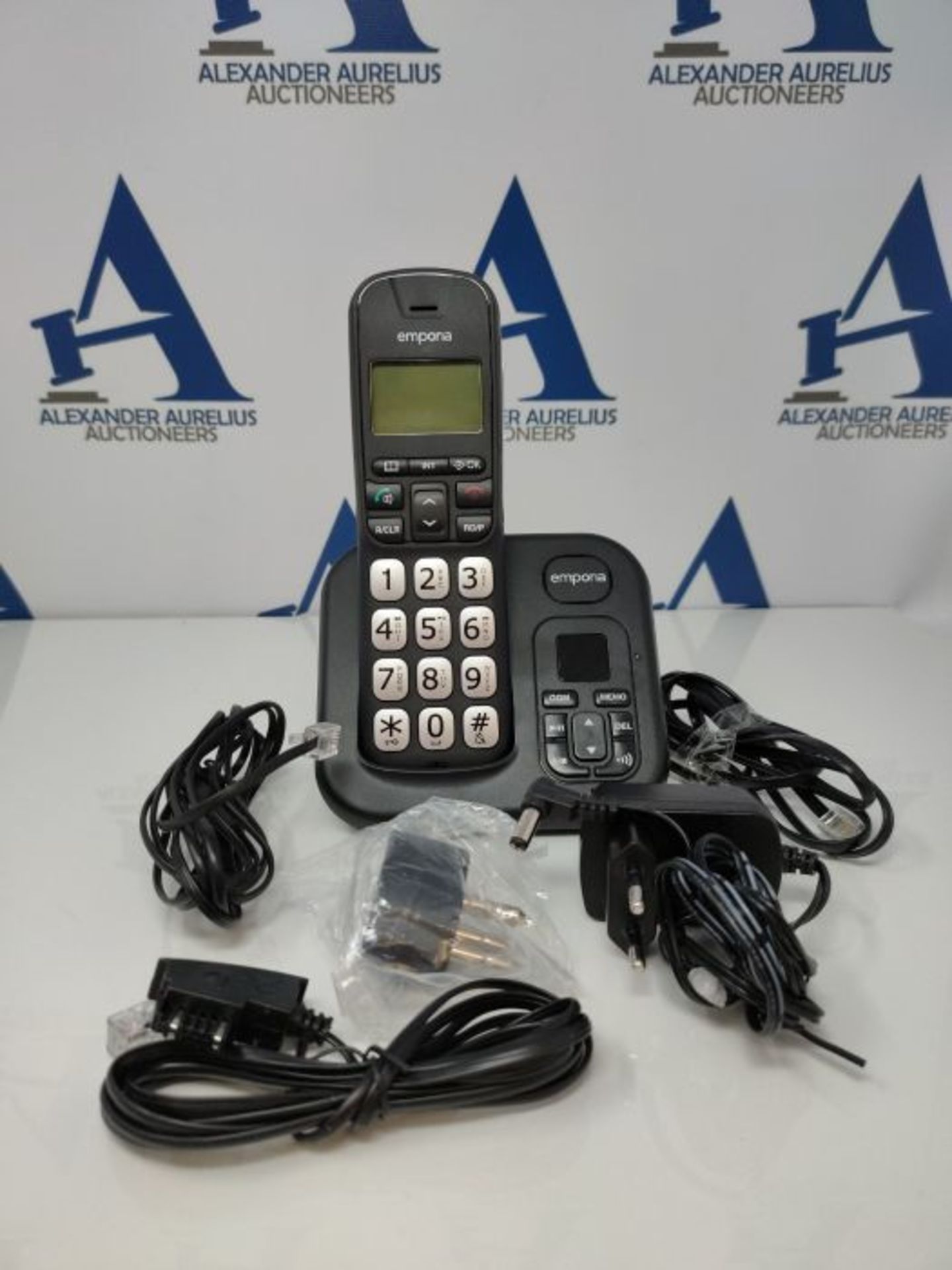 Emporia GD61AB, Telefono Cordless, Portatile DECT, Display illuminato, Segreteria tele - Image 2 of 2