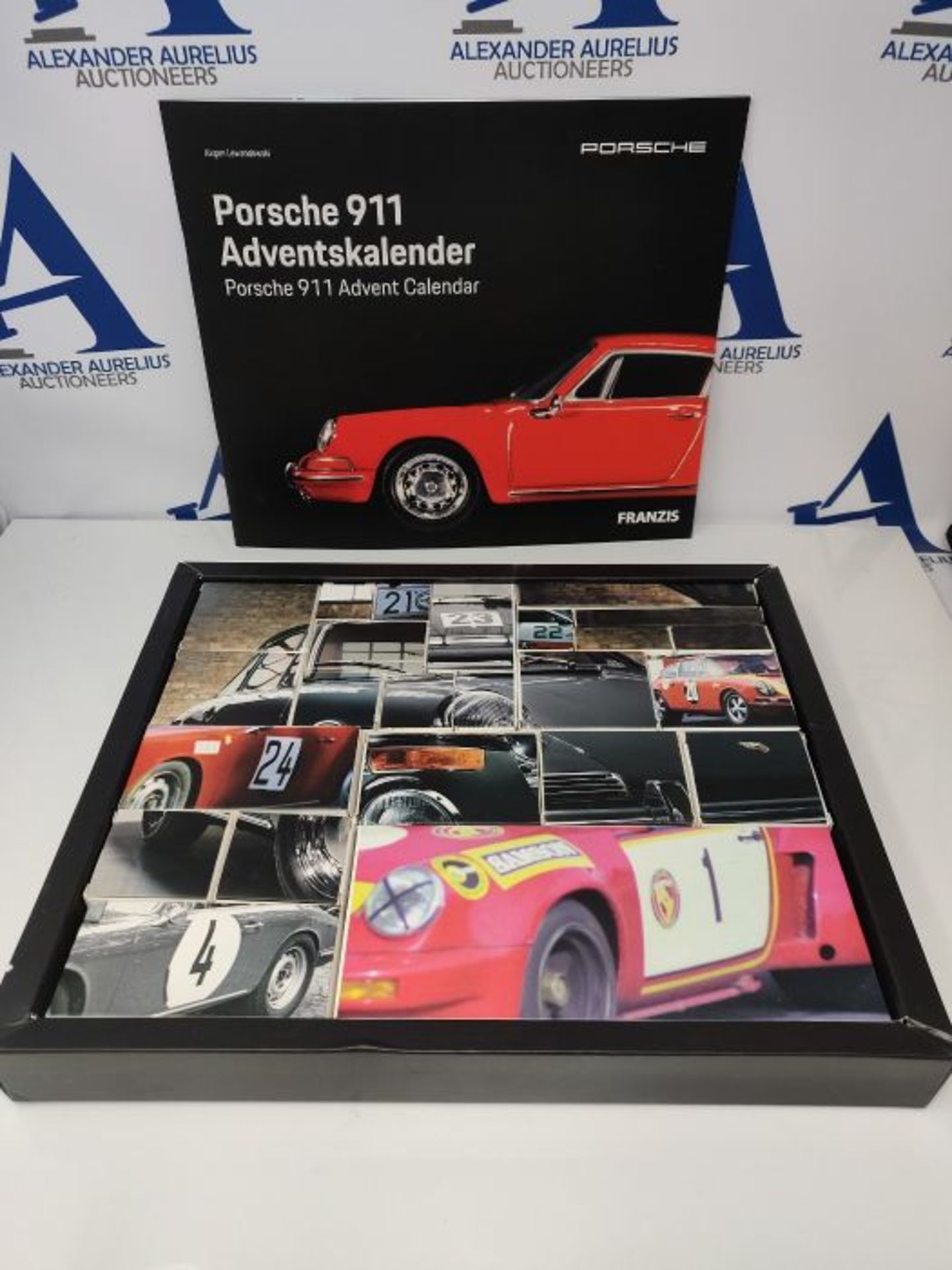 RRP £53.00 Franzis Porsche 911 55199-3 Advent Calendar Red Vehicle Kit Scale 1:43 with Sound Modu - Image 3 of 3