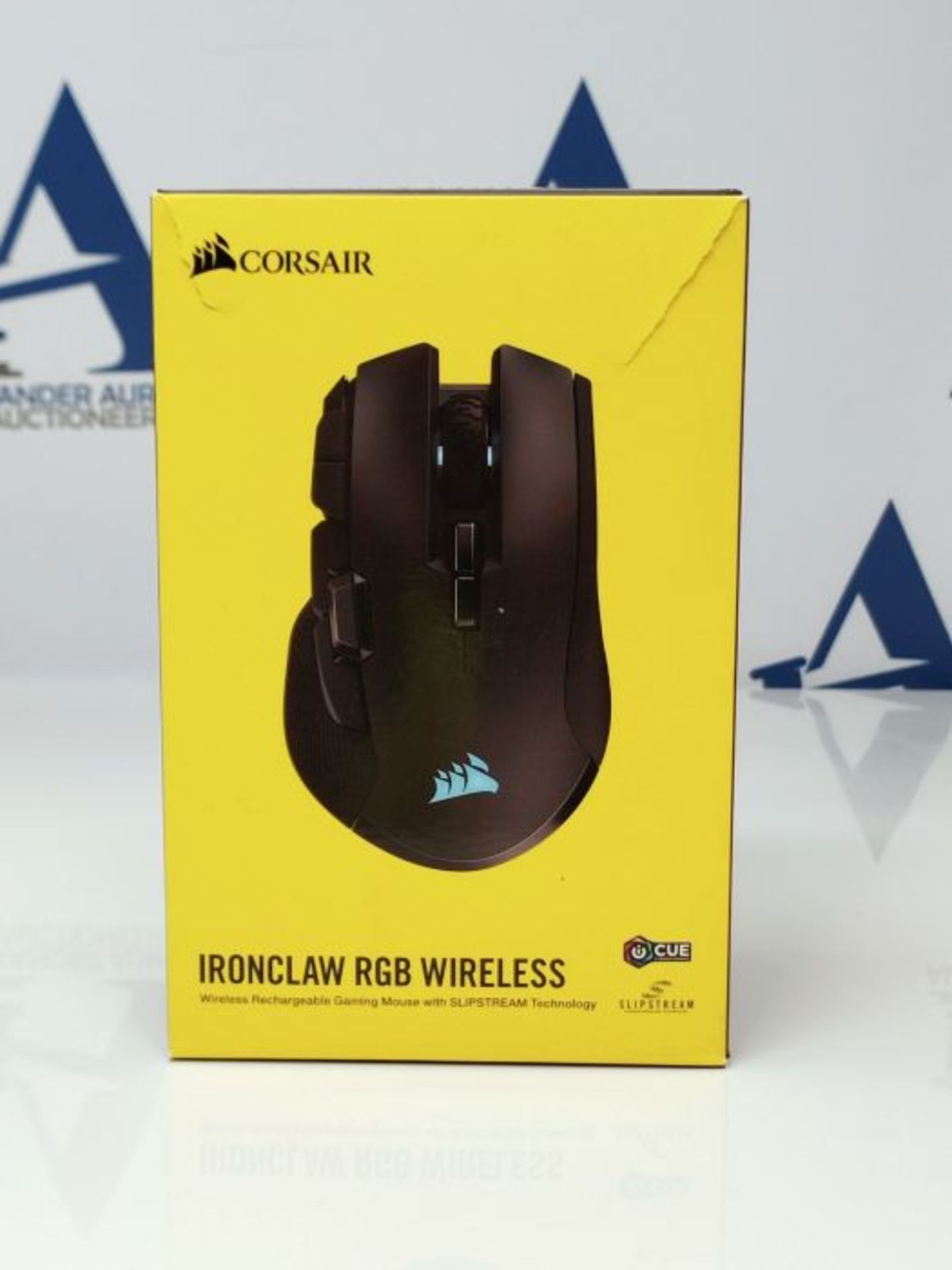 RRP £67.00 Corsair Ironclaw Wireless RGB, Rechargeable Wireless Optical Gaming Mouse with Slipstr - Image 2 of 3