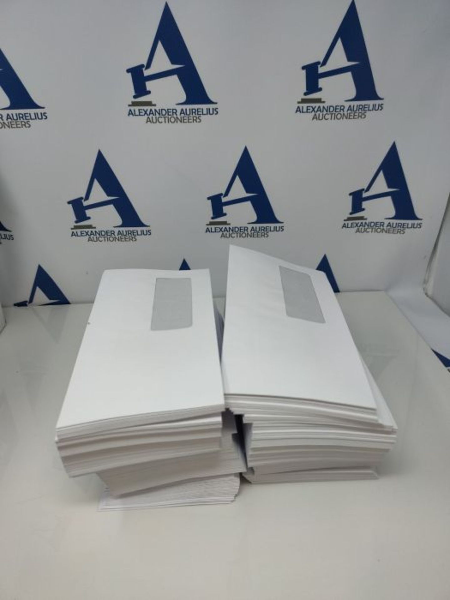 Clairefontaine 10515C - Extra White Window Self-Sealing Envelopes, 110 x 220 mm, 80 g, - Image 3 of 3