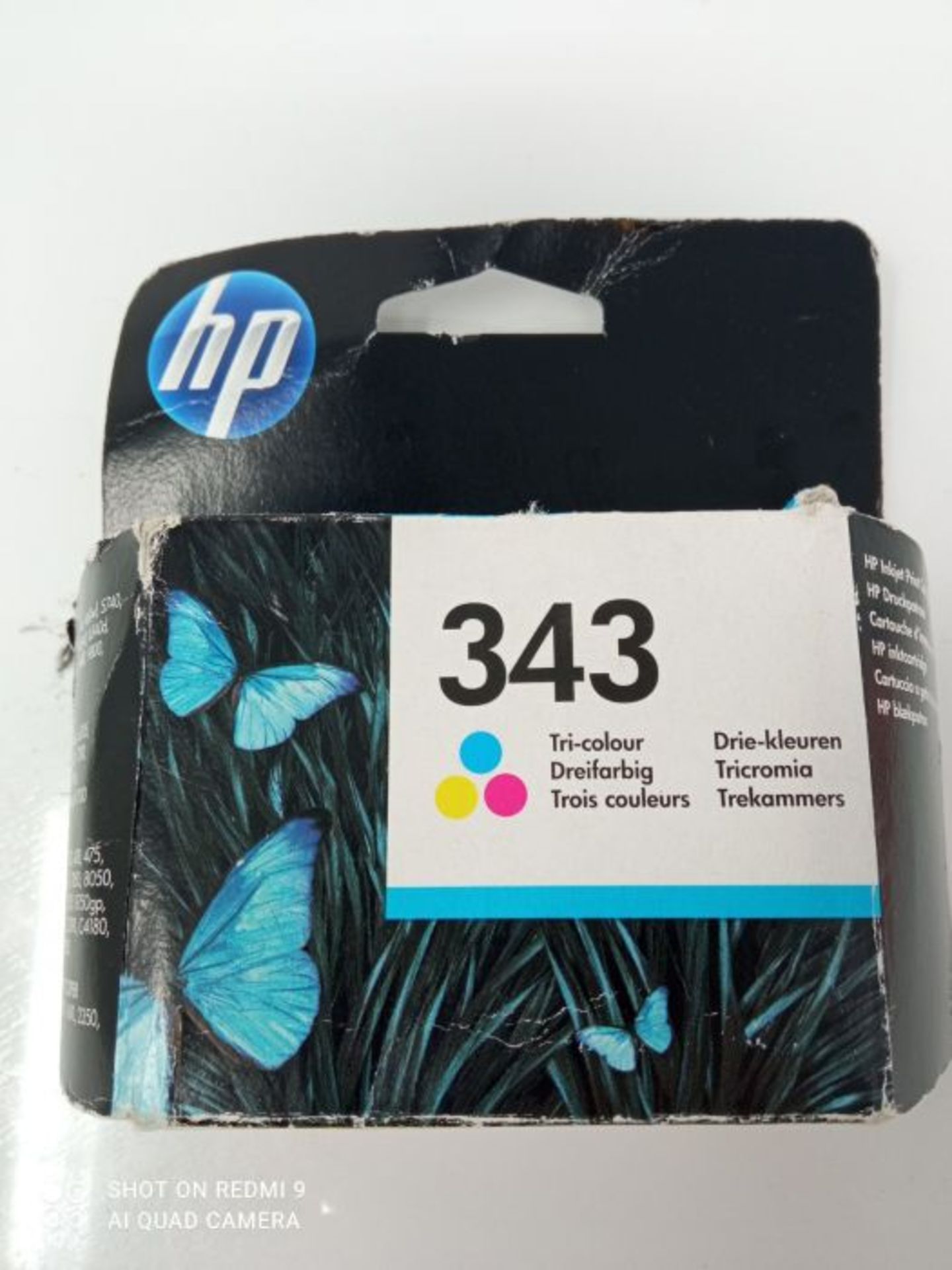 HP C8766EE 343 Original Ink Cartridge, Tri-color, Single Pack - Image 2 of 3