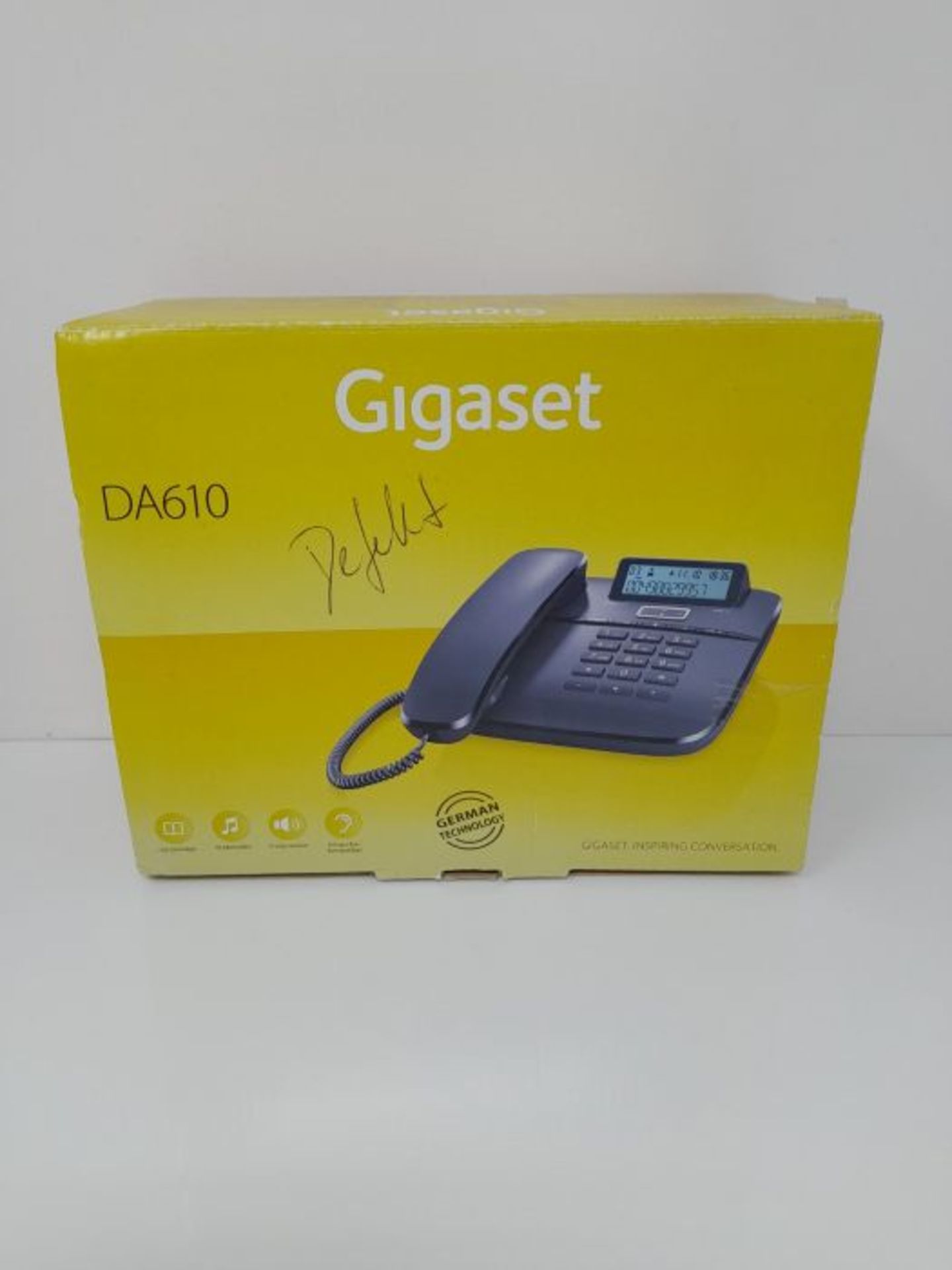 Gigaset DA611 - Schnurgebundenes Telefon mit Freisprechfunktion - Telefonbuch mit VIP-