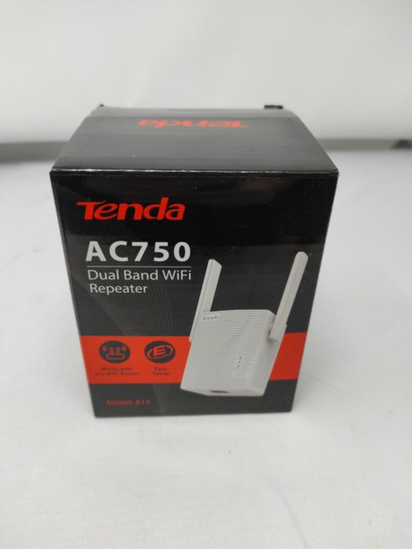 Tenda Repeater 750 MBit/s WiFi Amplifier Extender Booster Signal Network San Double Wi - Image 2 of 3