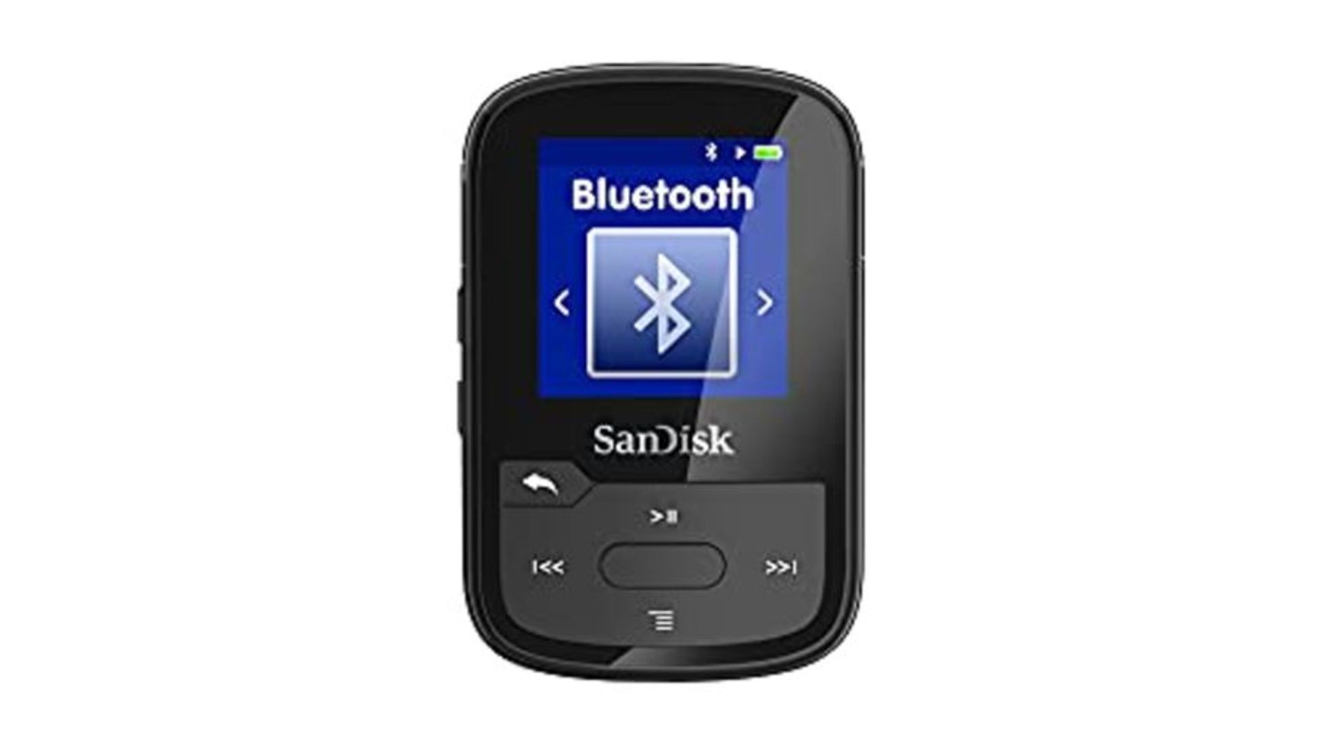 SanDisk Clip Sport Plus MP3 Player 16 GB (Bluetooth, 20 Stunden Akkulaufzeit, leicht,
