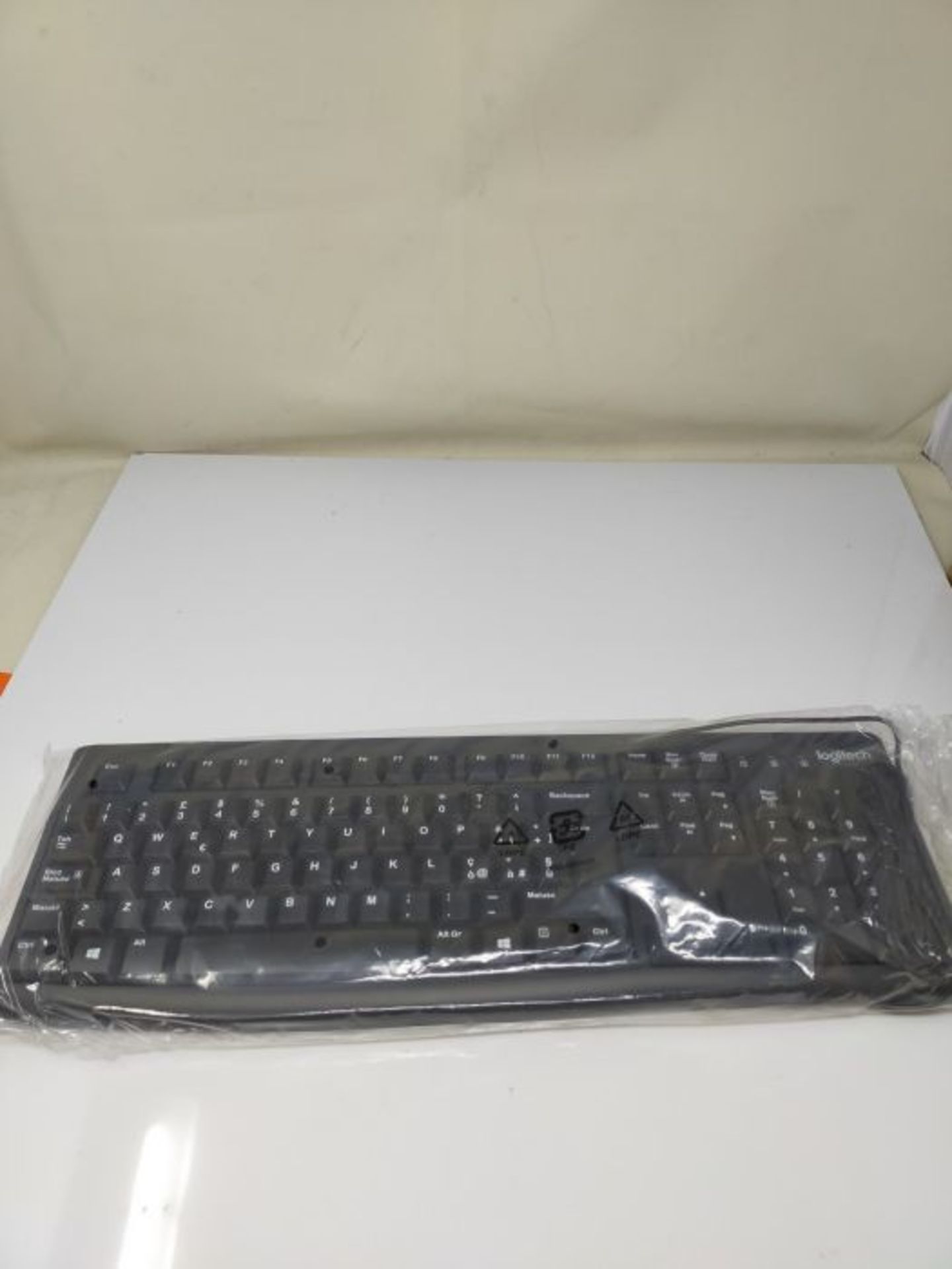 Logitech K120 Wired Business Keyboard, QWERTY Italian Layout - Black - Image 3 of 3