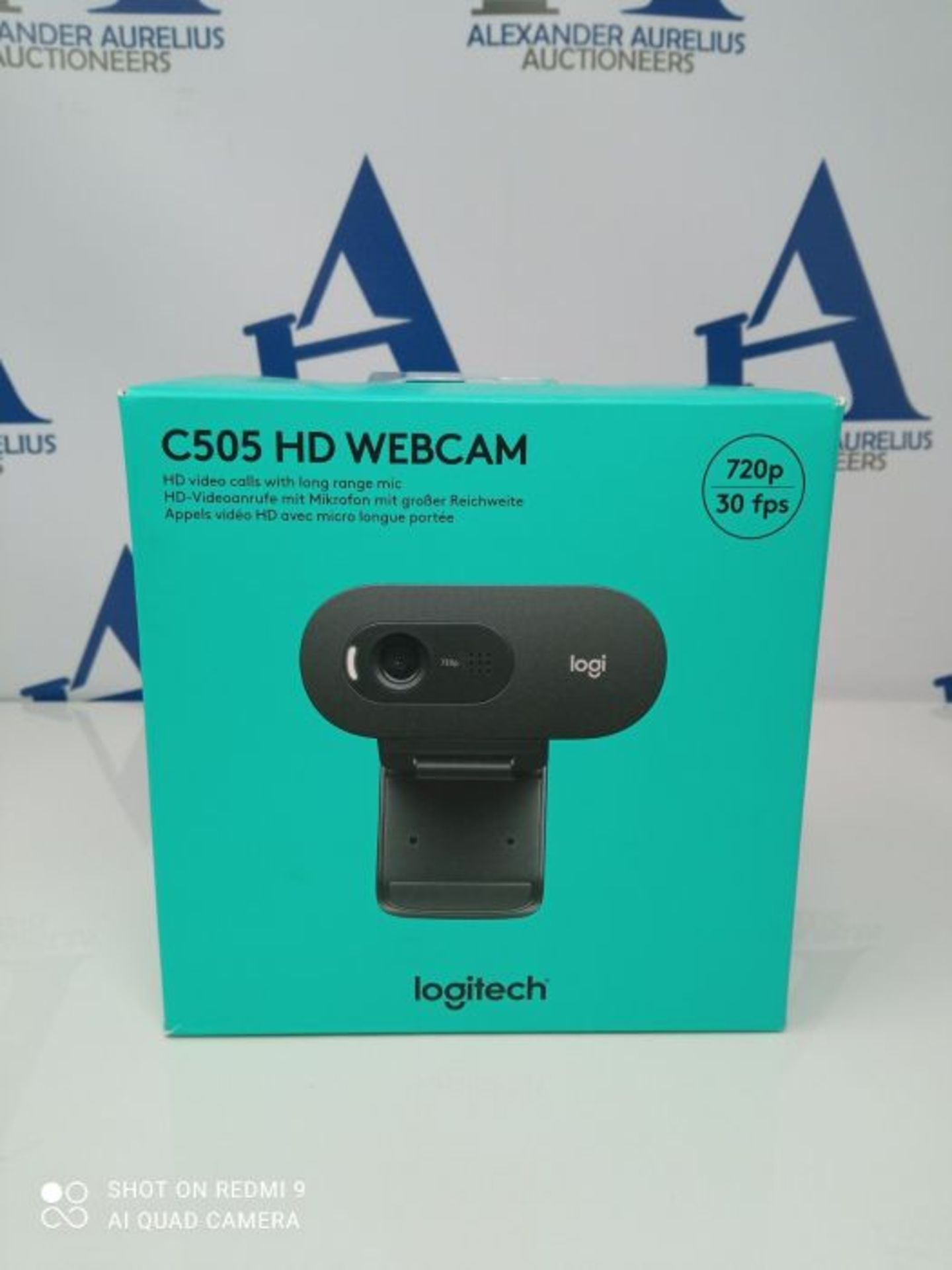 Logitech C505 HD Webcam - 720p HD External USB Camera for Desktop or Laptop with Long- - Image 2 of 3