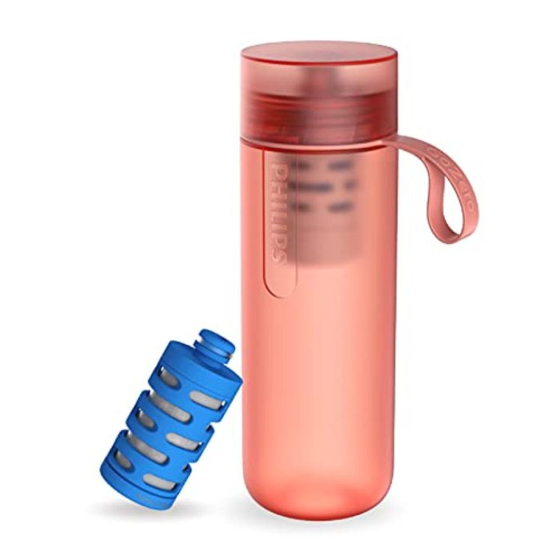 Philips Water Philips - GoZero Fitness Hydration Bottle - 1 Filter Included - Light Re