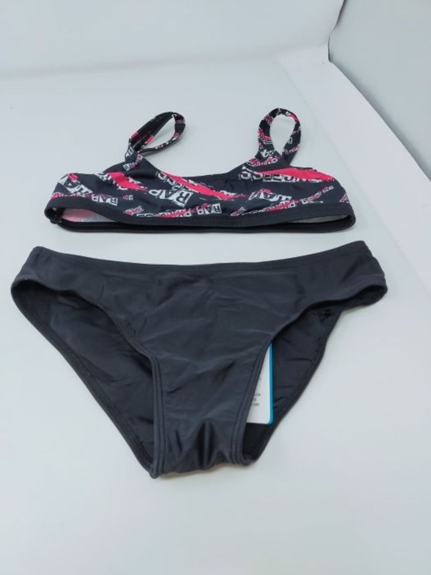 Arena Girls' G Meryl Jr Top Two Piece Bikini Set, Girls, 004186, Black Multi-Black, 14 - Image 2 of 2