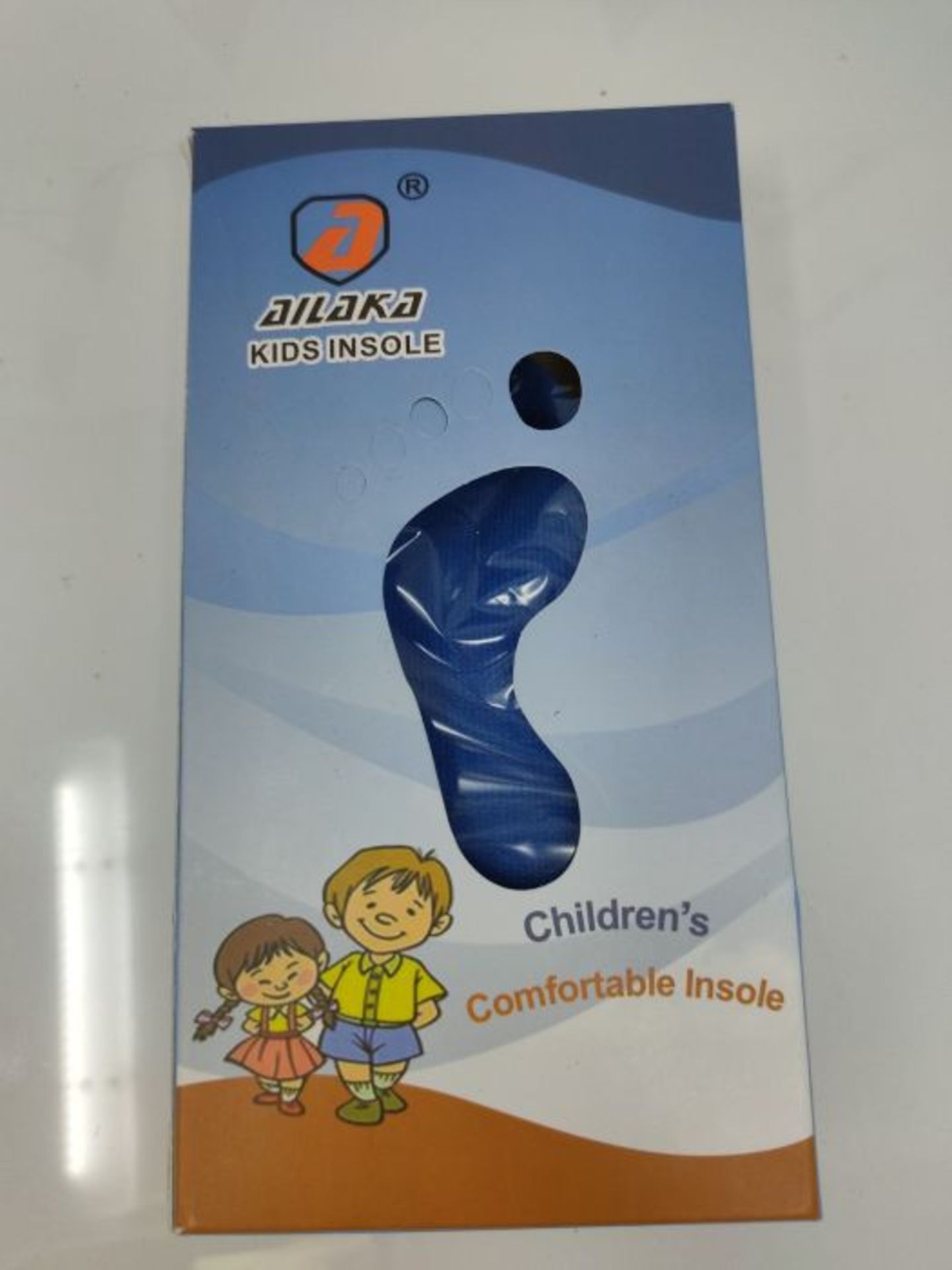 Ailaka Kids Orthotic Cushioning Arch Support Shoe Insoles, Children Pu Foam Inserts fo - Image 2 of 3