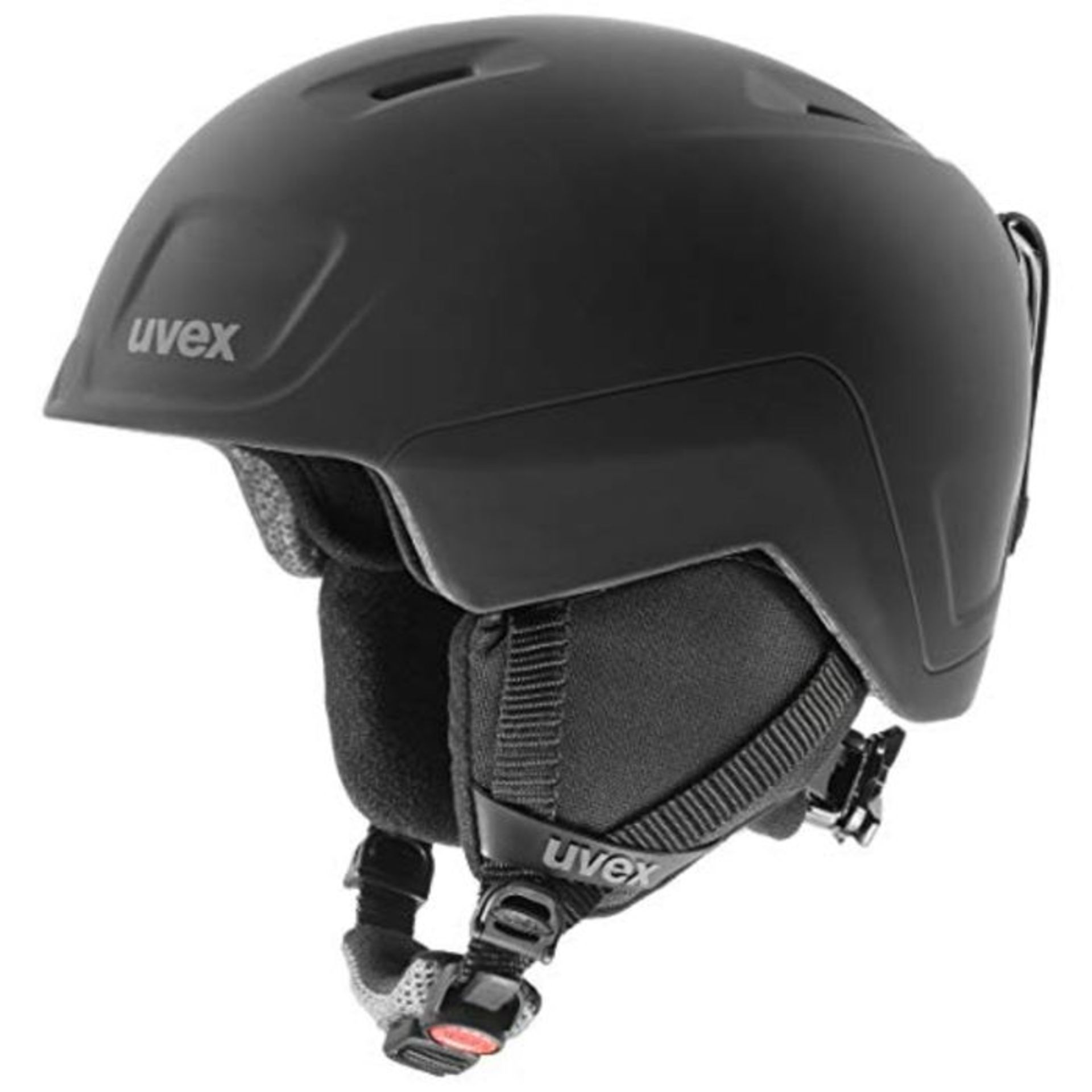 uvex Unisex Jugend heyya pro Skihelm, black mat, 51-55 cm