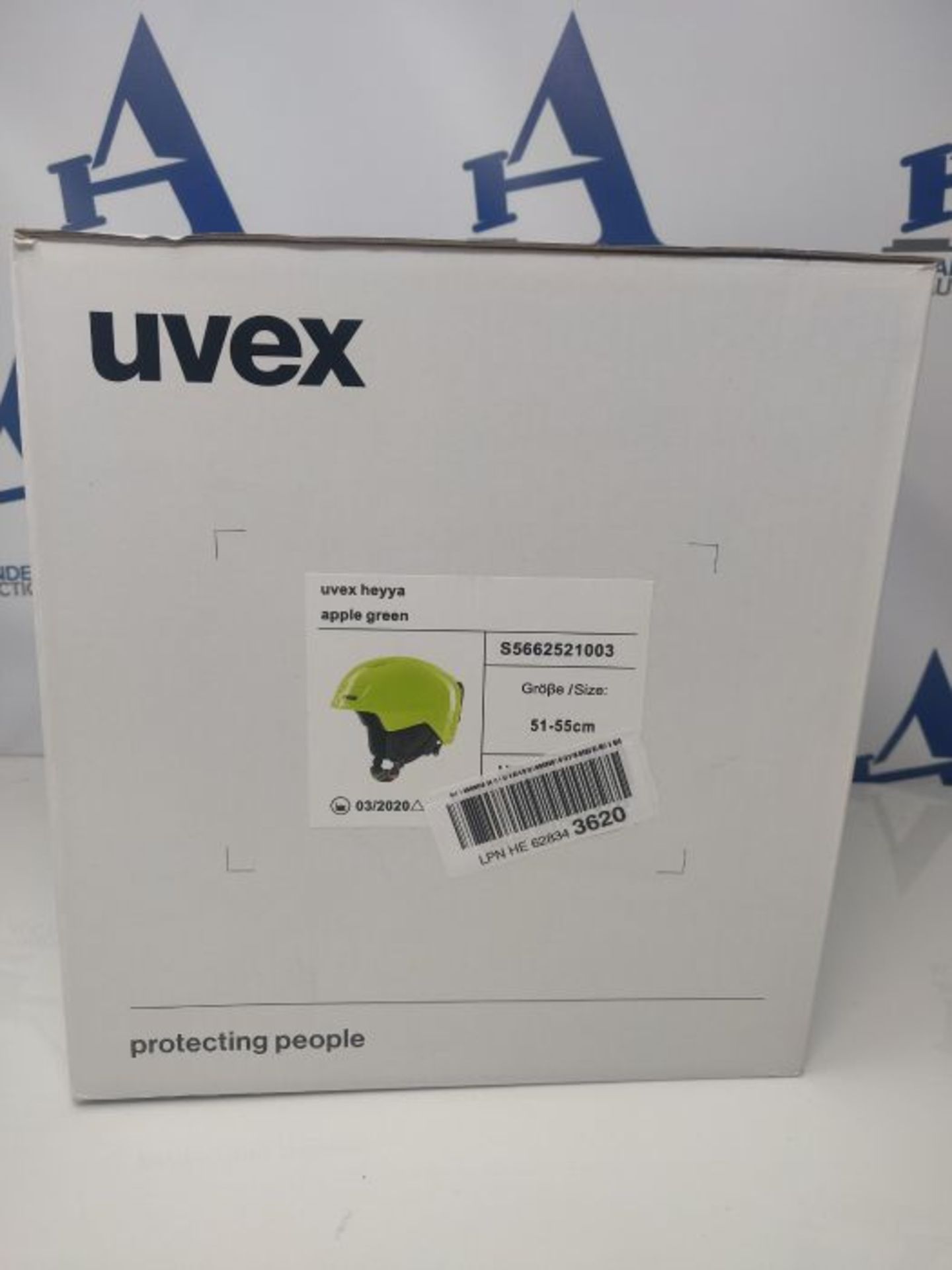 uvex Unisex-Youth, heyya ski helmet, apple green, 51-55 cm - Image 2 of 3