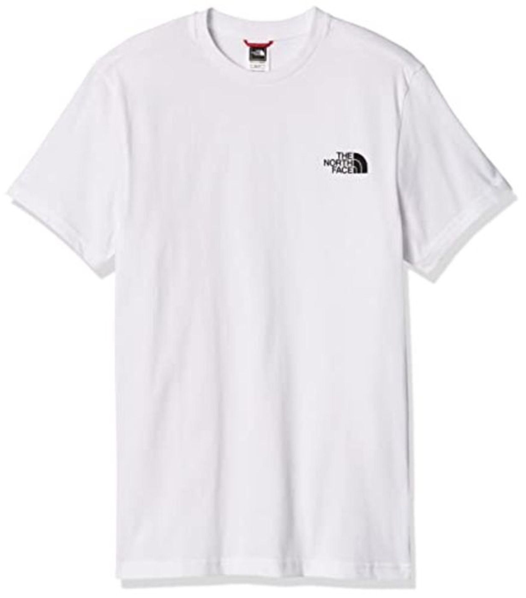 The North Face Men Simple Dome Short Sleeved T-Shirt, White (White/tnf White), Small