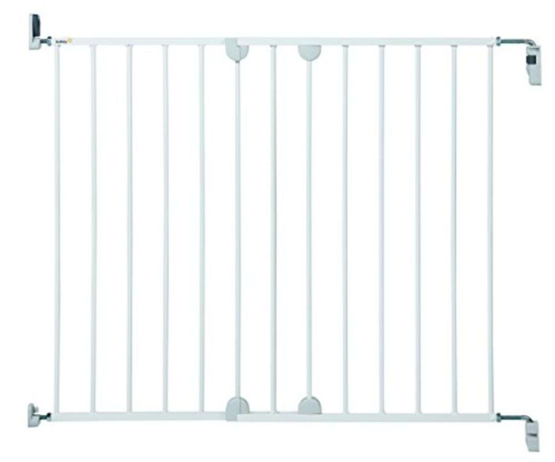 Safety 1st Wall-fix Barrier Door Extending Metal White.