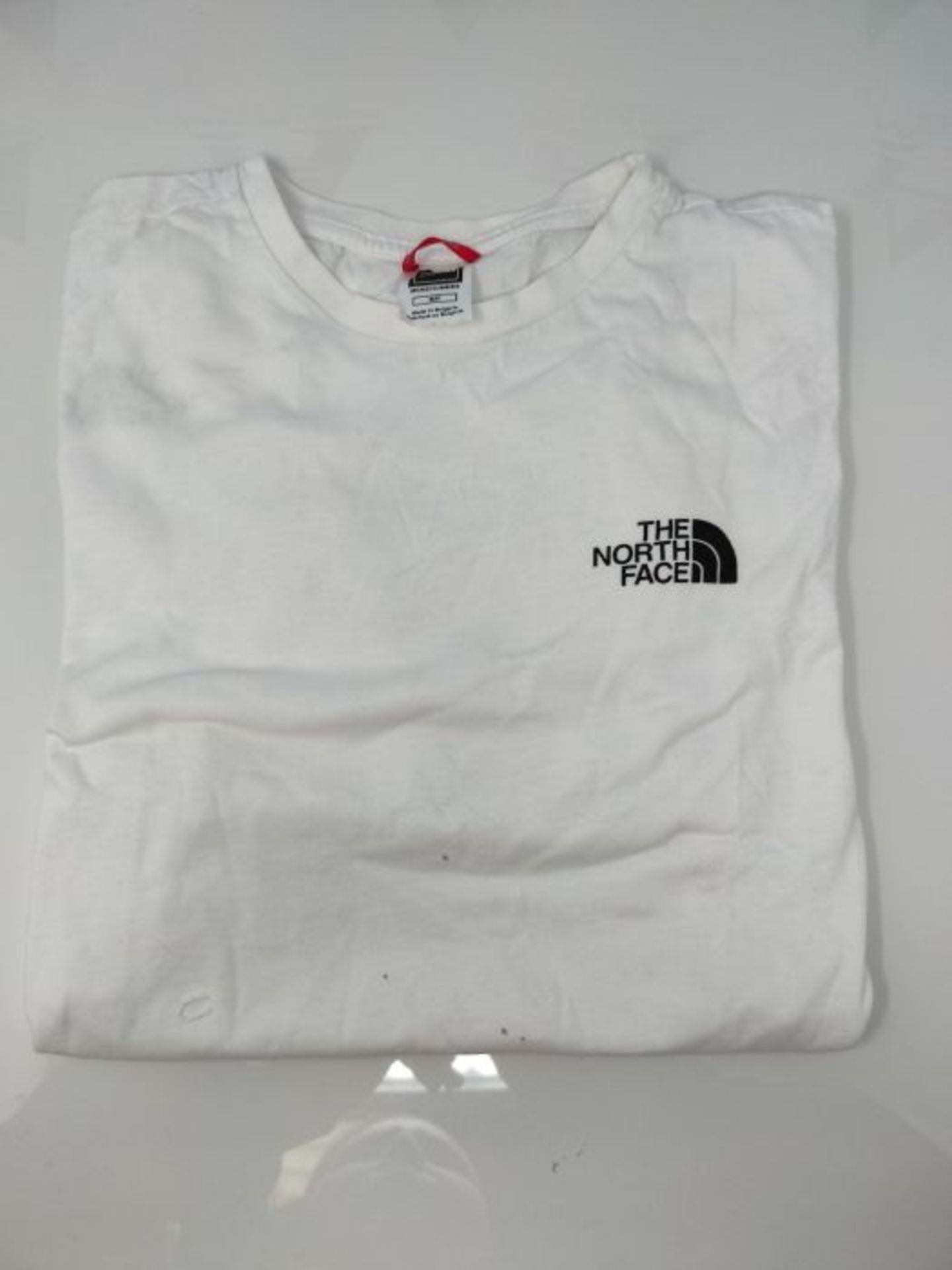 The North Face Men Simple Dome Short Sleeved T-Shirt, White (White/tnf White), Small - Image 2 of 3