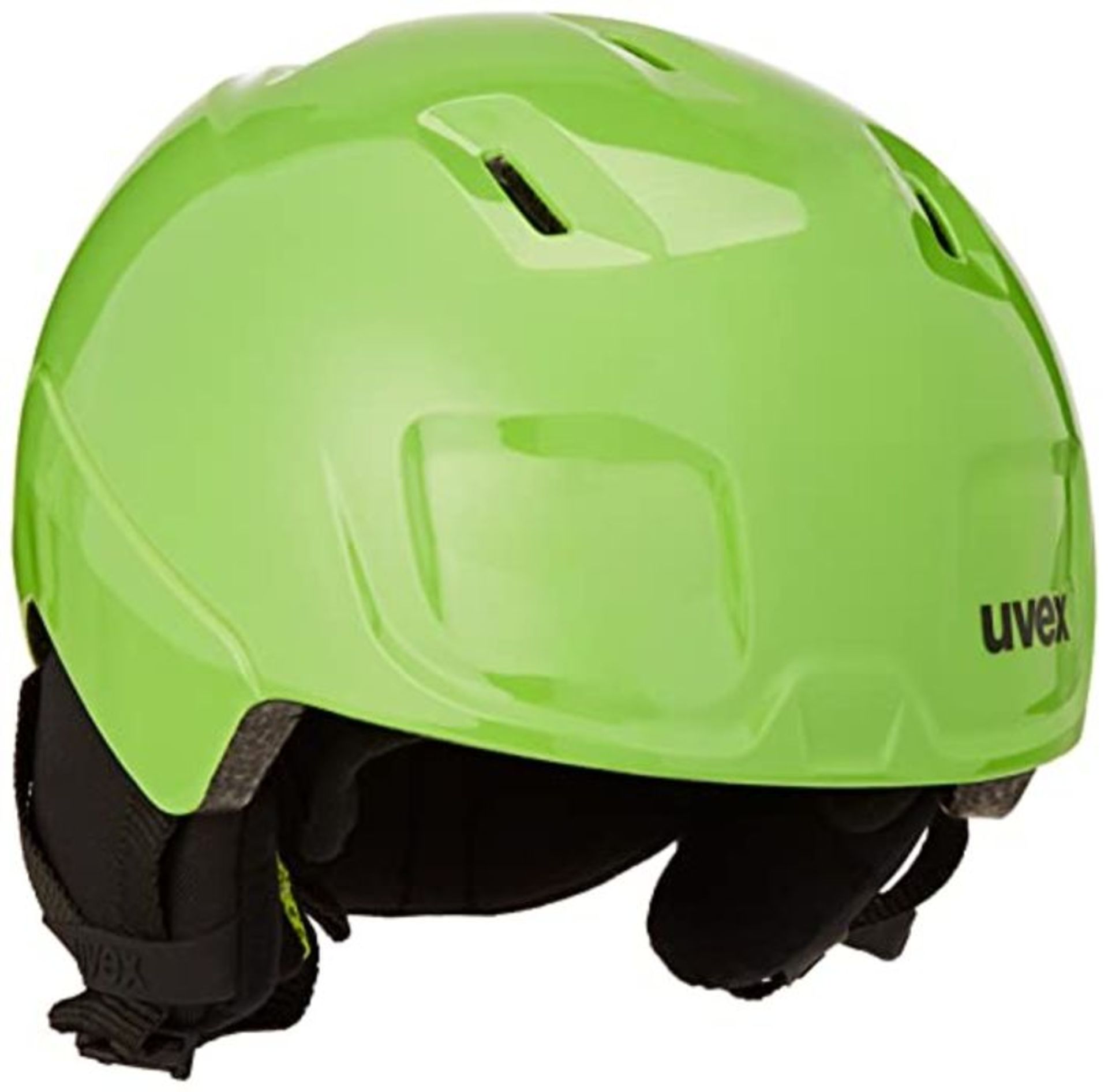 uvex Unisex-Youth, heyya ski helmet, apple green, 51-55 cm